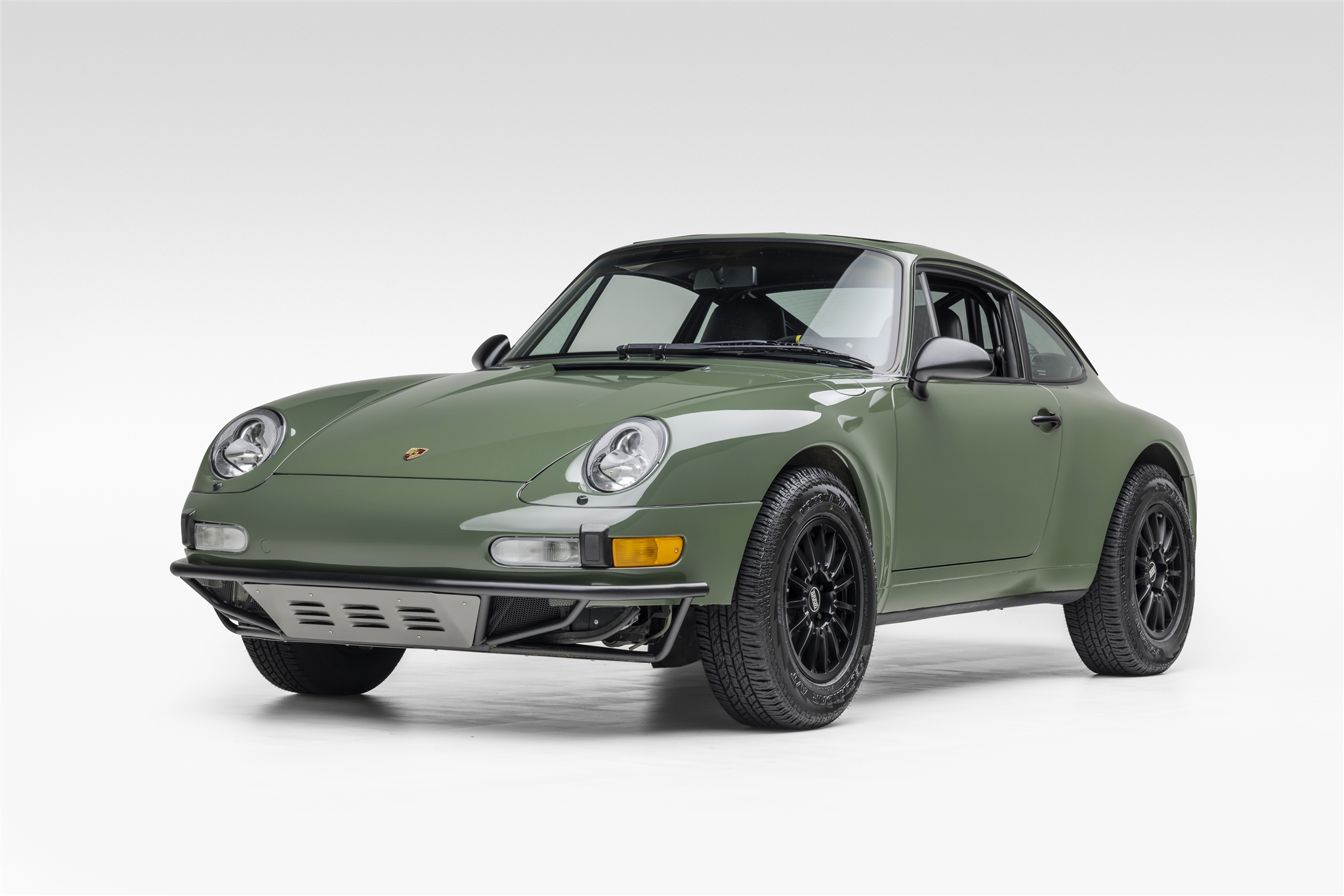 Porsche 993 911 1997 (Non-Turbo/GT2) à vendre – Coupé Safari vert olive à six rapports