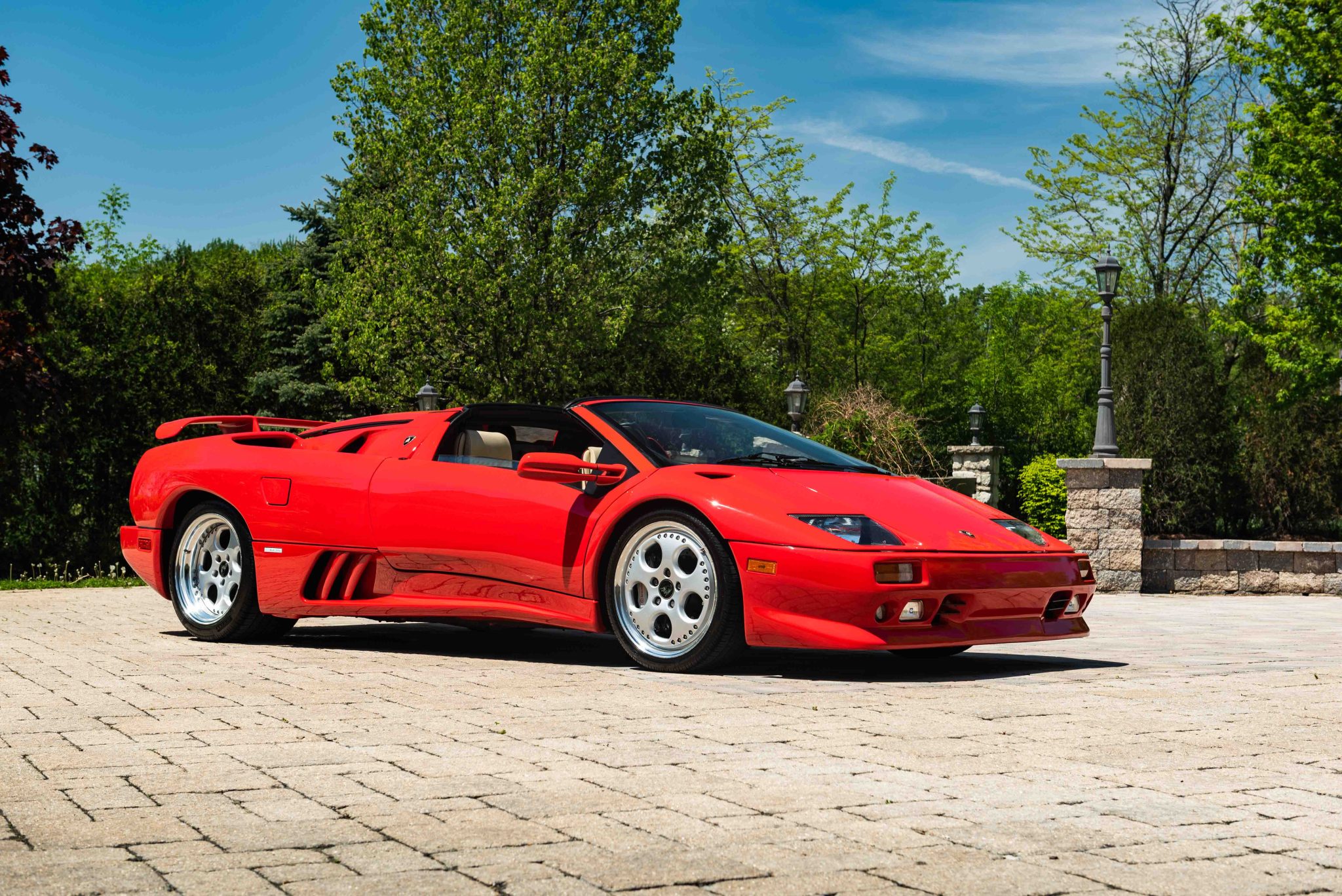 Lamborghini Diablo 1999 à vendre – Cabriolet rouge V12 à transmission intégrale