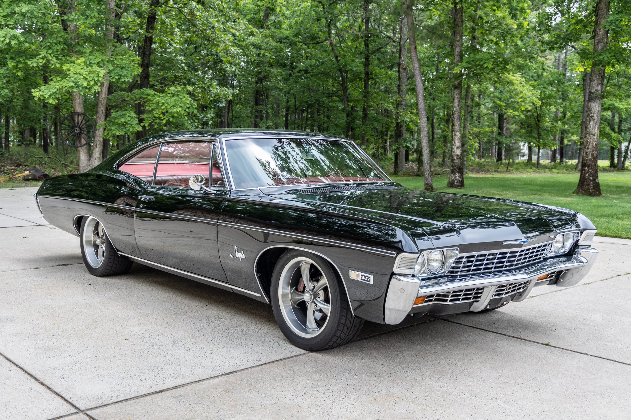 Chevrolet Impala 1968 à vendre – Restomod noir V8 6,0 litres turbocompressé