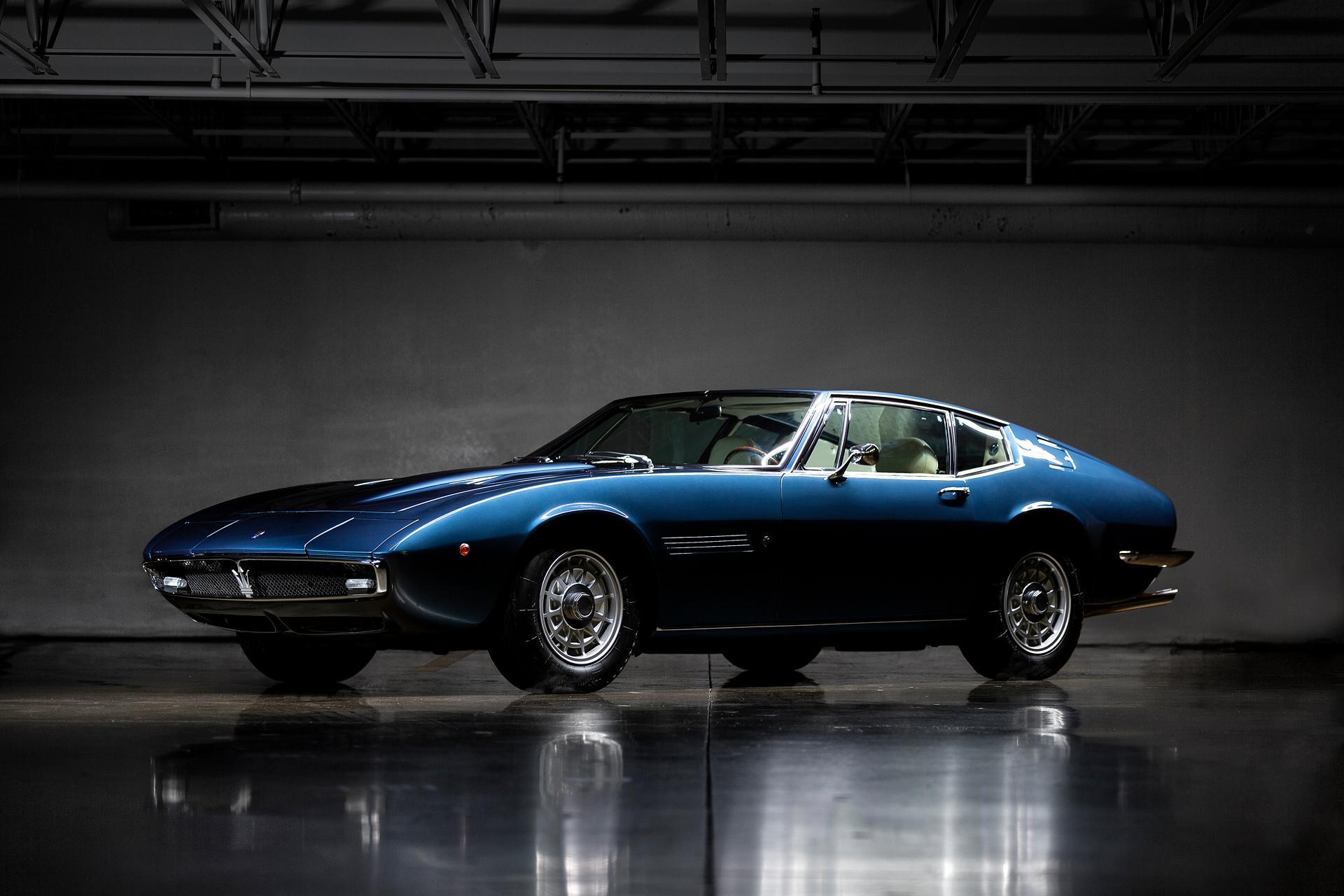 1972 Maserati Ghibli zu verkaufen – Metallic Blue 4,9-Liter-V8 mit Fünfganggetriebe