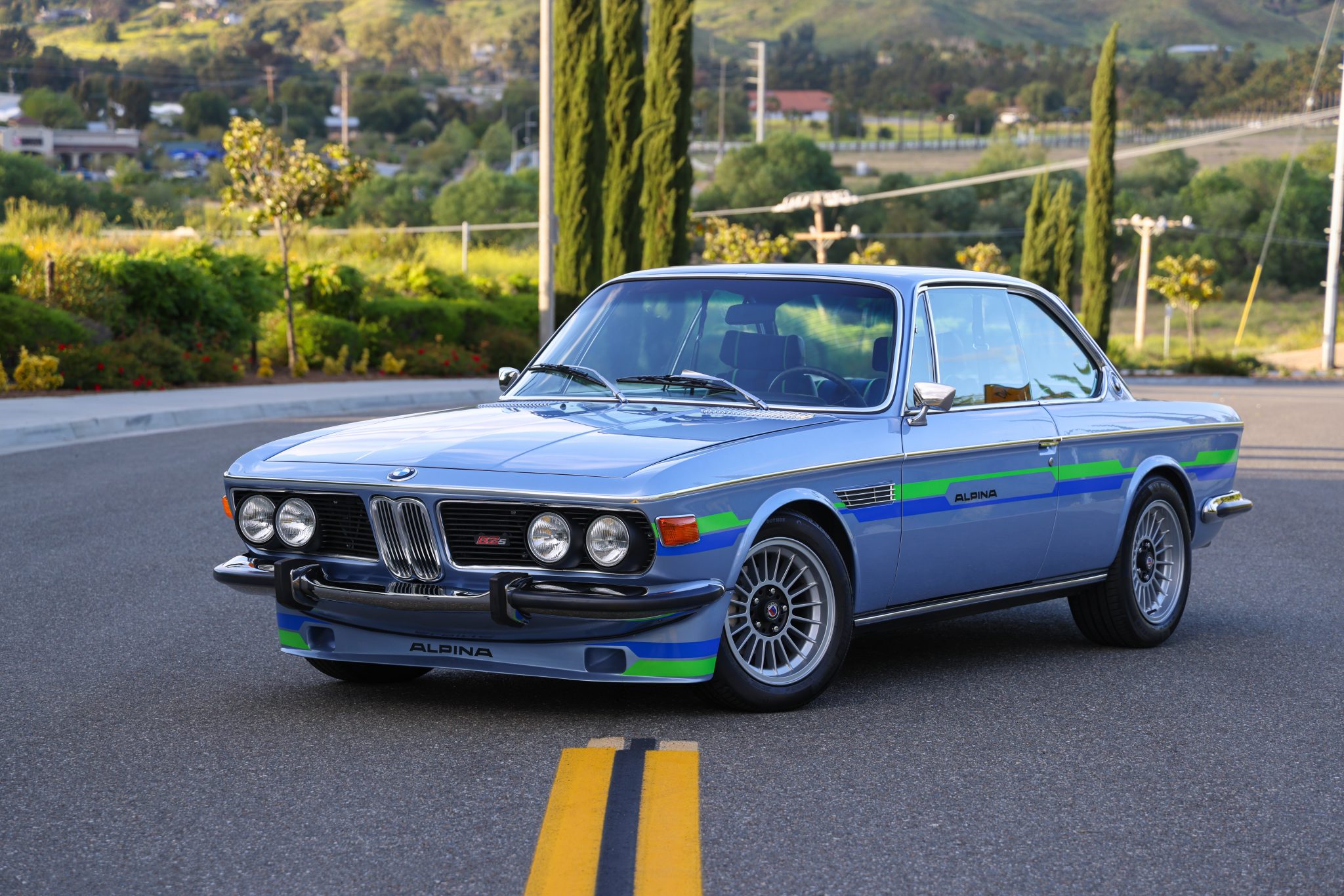 1973 BMW E9 Coupe for Sale – Fjord Blue 3.0-Liter Five-Speed Alpina-Inspired Grand Tourer