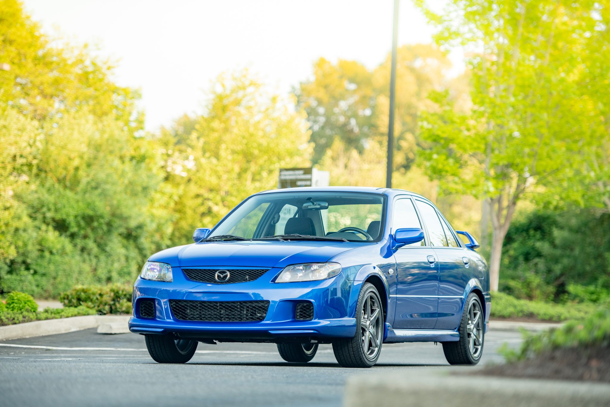 Mazda Mazdaspeed Protegé 2003 à vendre – Berline Laser Blue turbo à cinq rapports