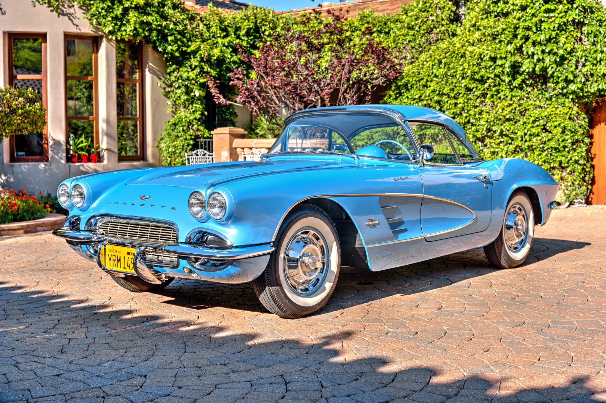 1961 Chevrolet Corvette C1 zu verkaufen – Jewel Blue V8 Cabriolet mit Einspritzung