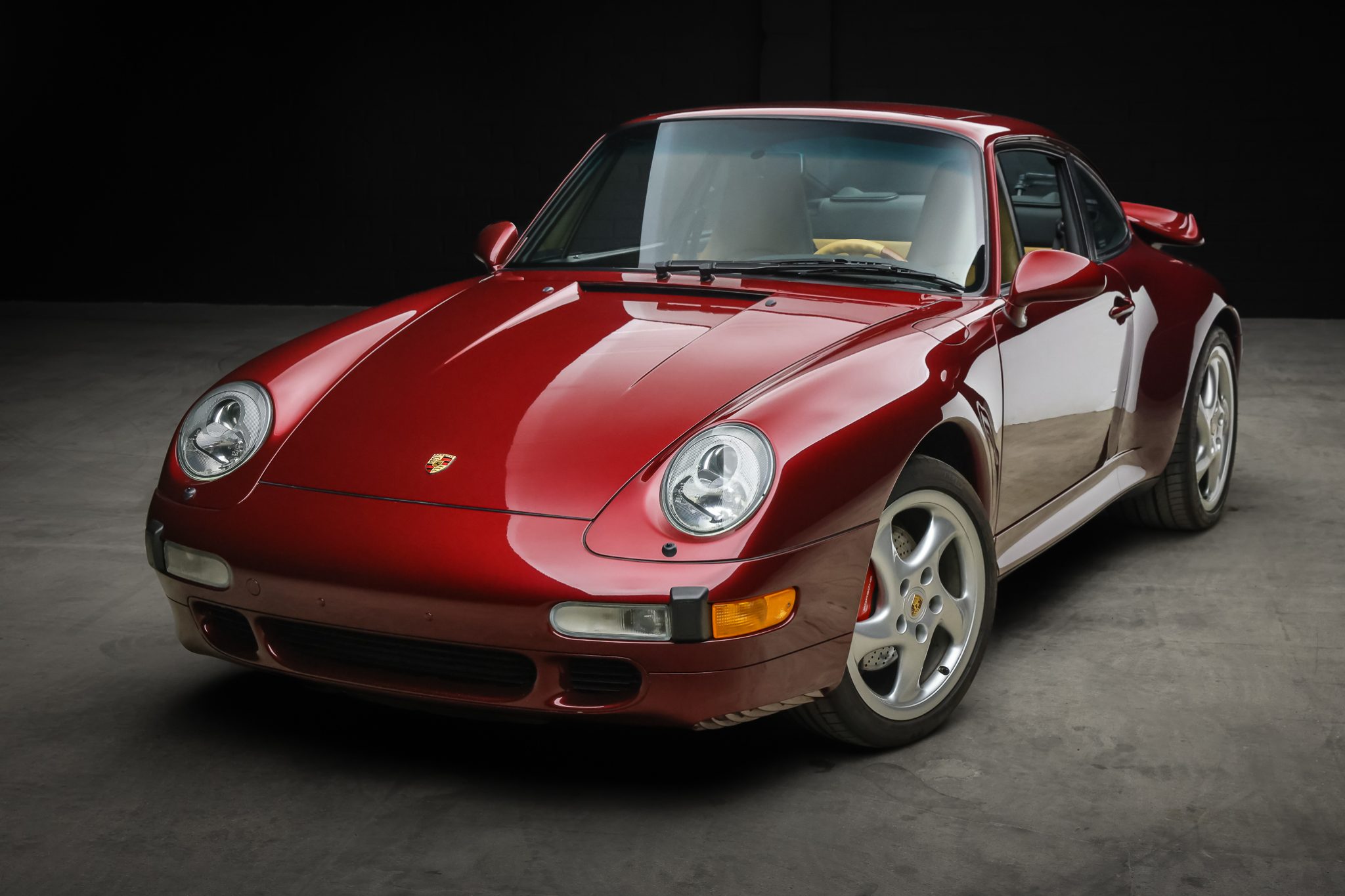1997 Porsche 993 Turbo zu verkaufen – luftgekühlter Biturbo in Arena Red Metallic