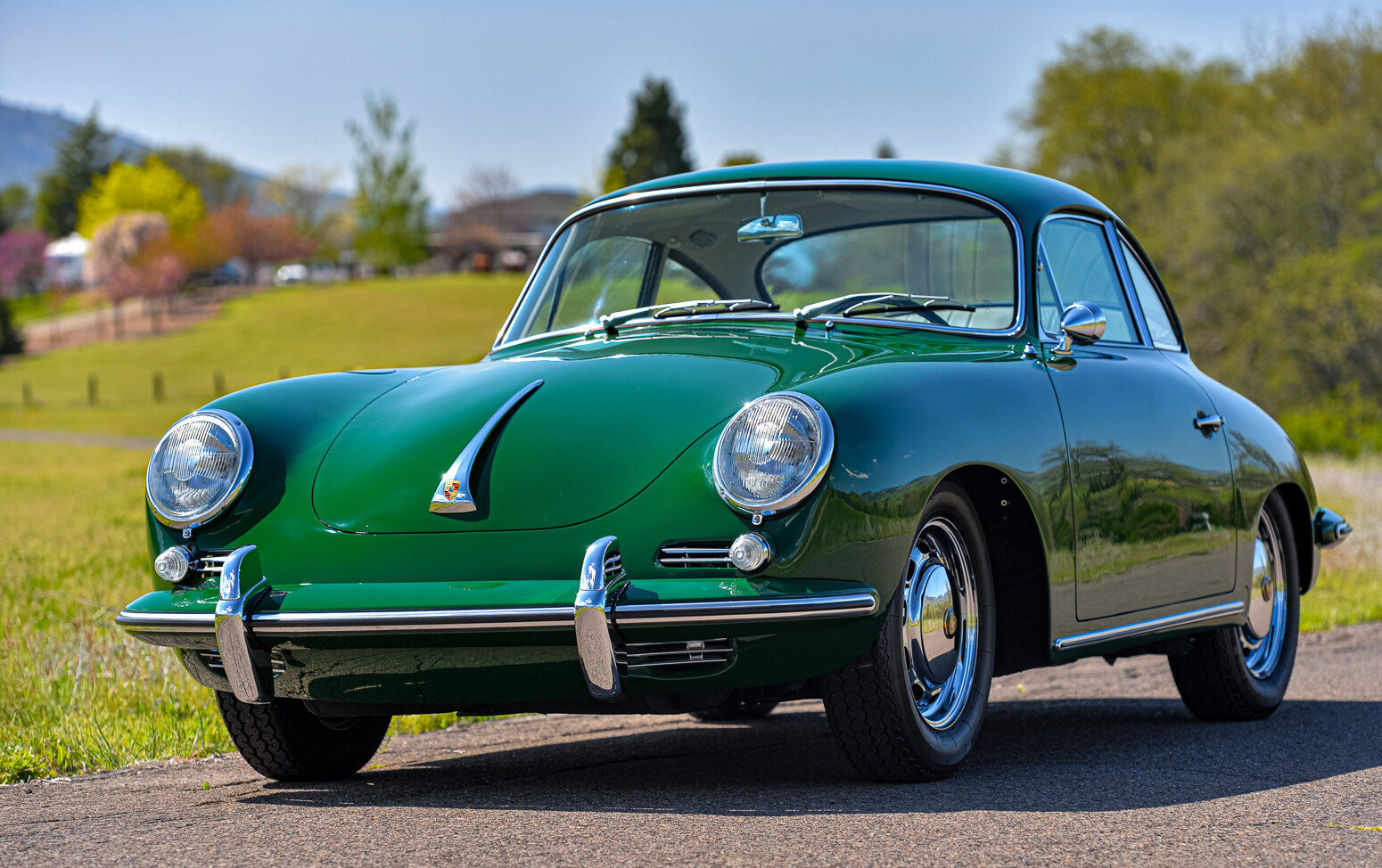 1965 Porsche 356C for Sale – Green Air-Cooled Four-Cylinder Classic