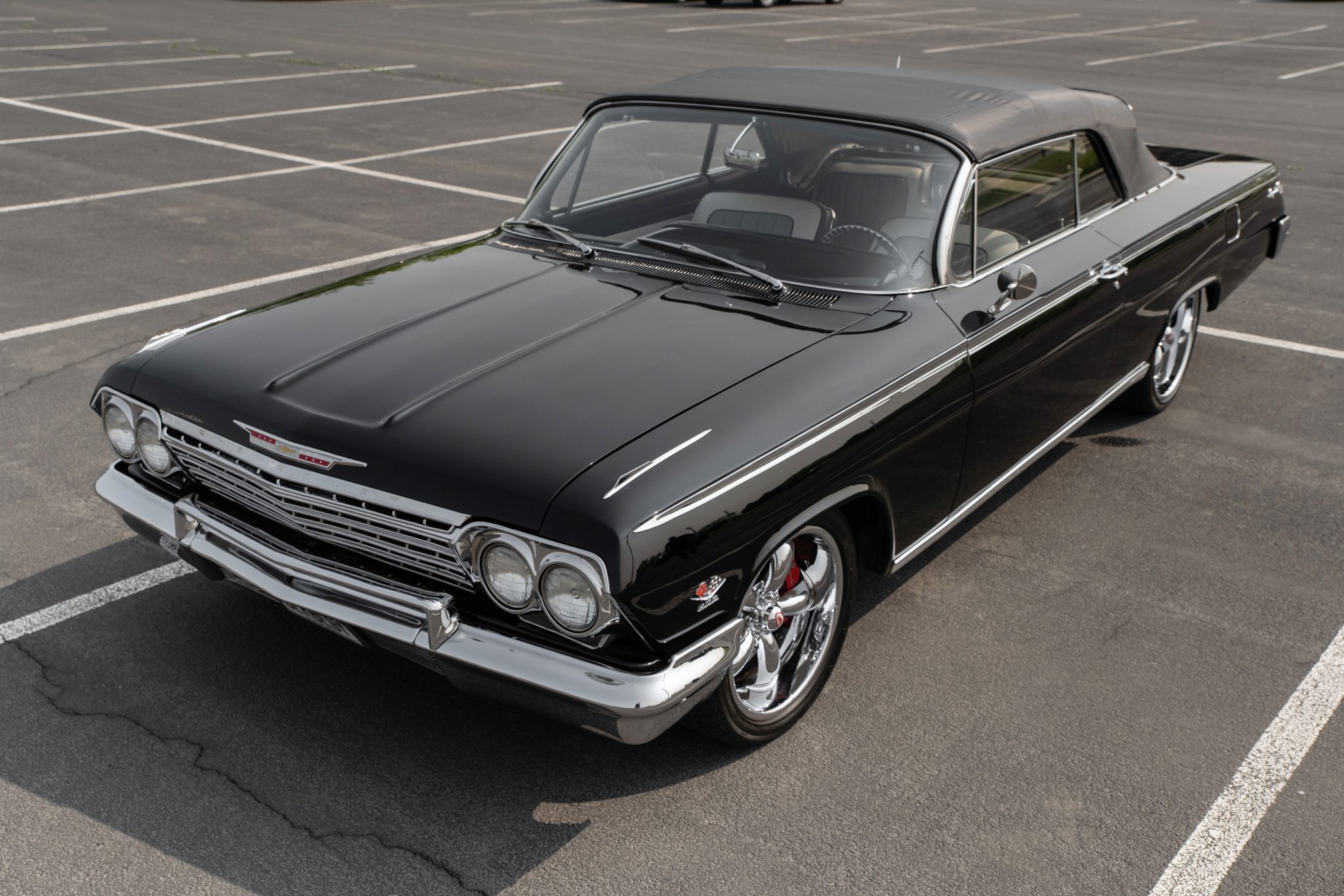 1962 Chevrolet Impala for Sale – Black LS3 V8 Air-Ride Convertible