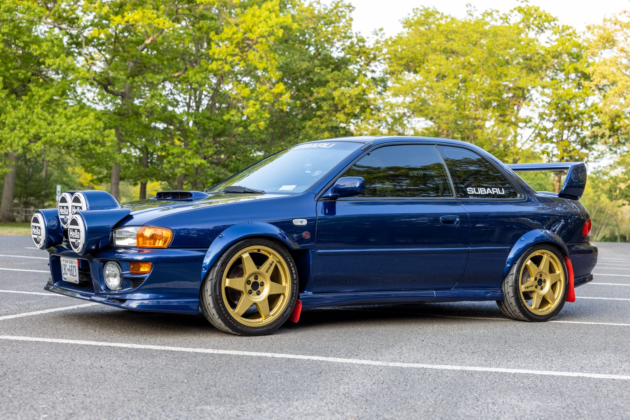 2001 Subaru Impreza 2.5RS à vendre – Préparation turbo VF48 Blue Ridge Pearl