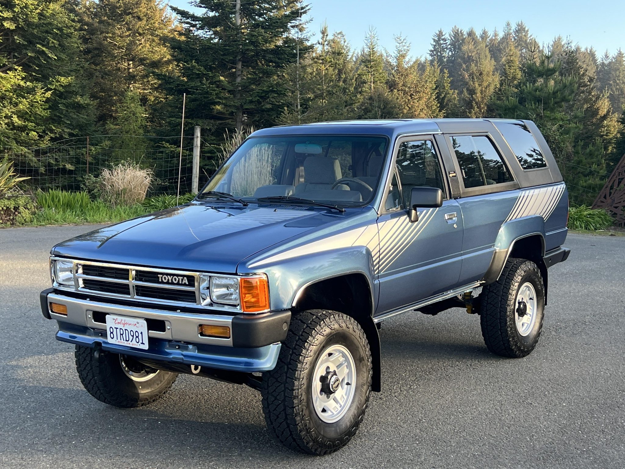 1987 Toyota 4Runner (N60) for Sale – Blue Manual 4x4 with Removable Hardtop