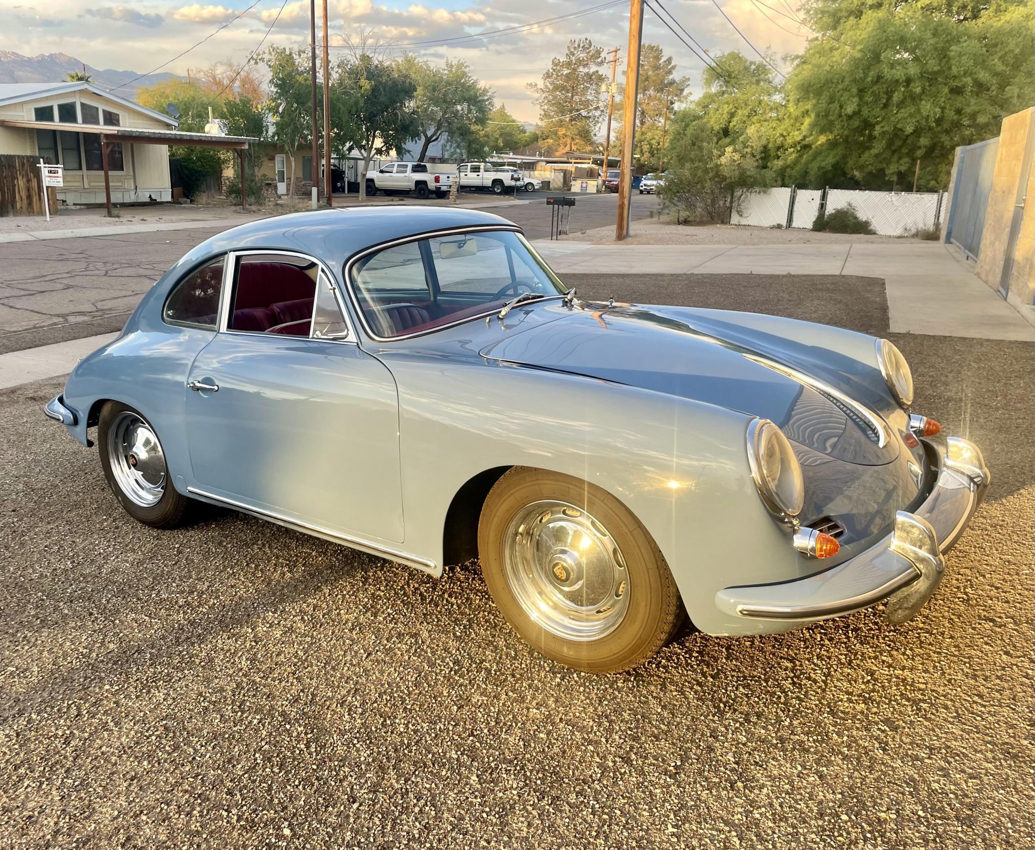 1960 Porsche 356B for Sale – Blue 1.6L Manual Classic Coupe