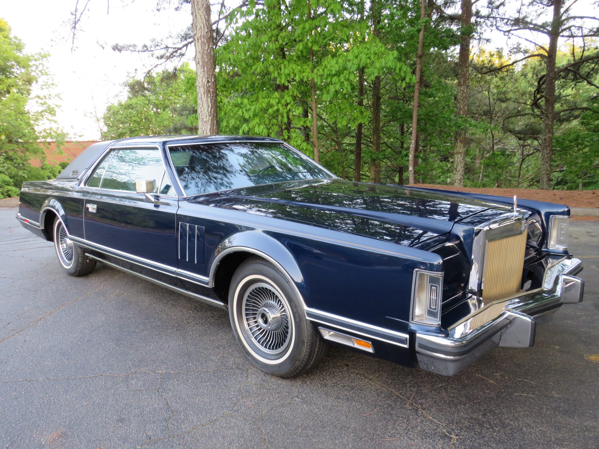 1979 Lincoln Continental Mark V (1977-1979) zu verkaufen – Midnight Blue V8 Luxus-Coupe