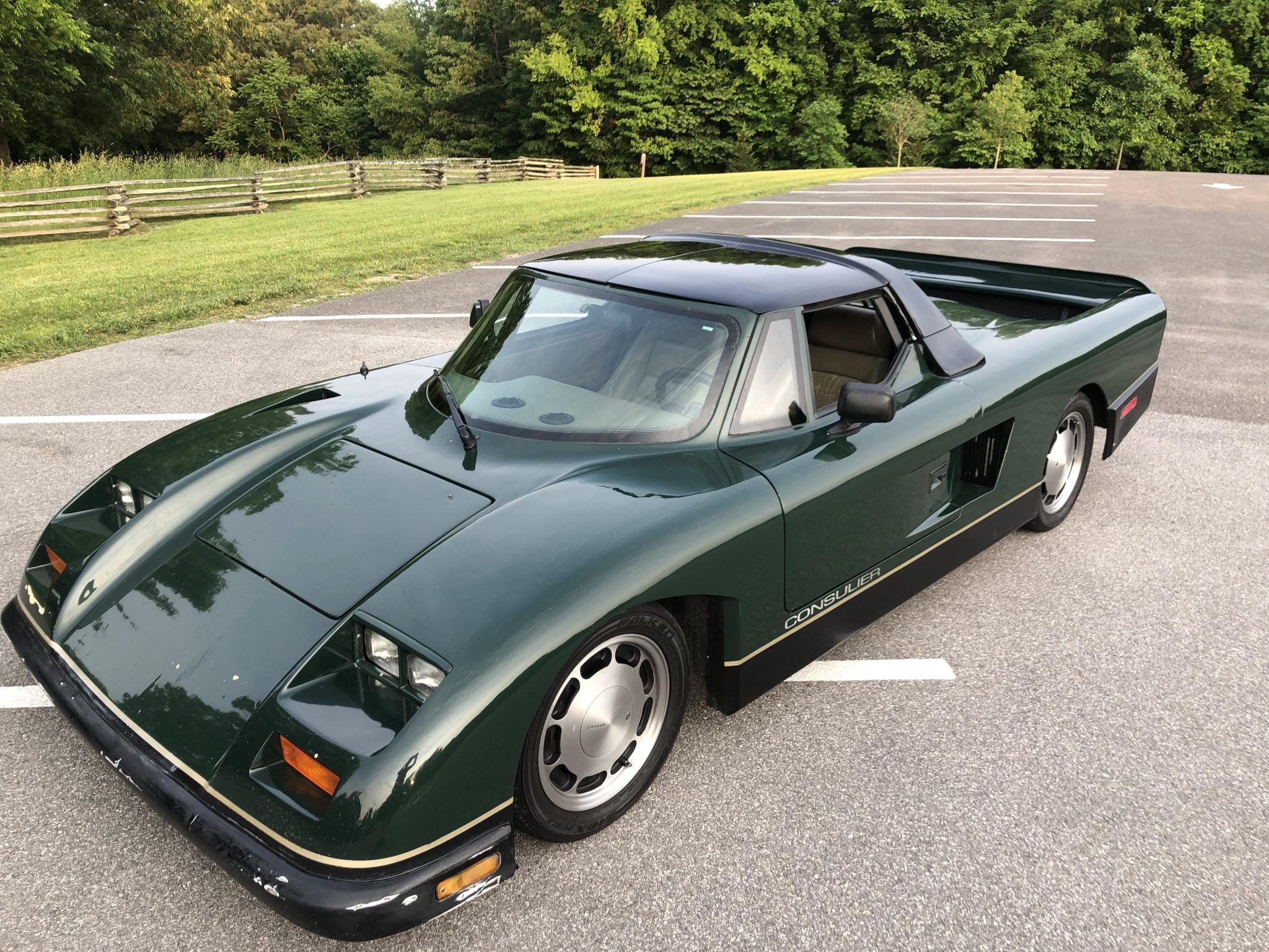 1991 Mosler Consulier GTP for Sale – Green Turbo Five-Speed Sports Car