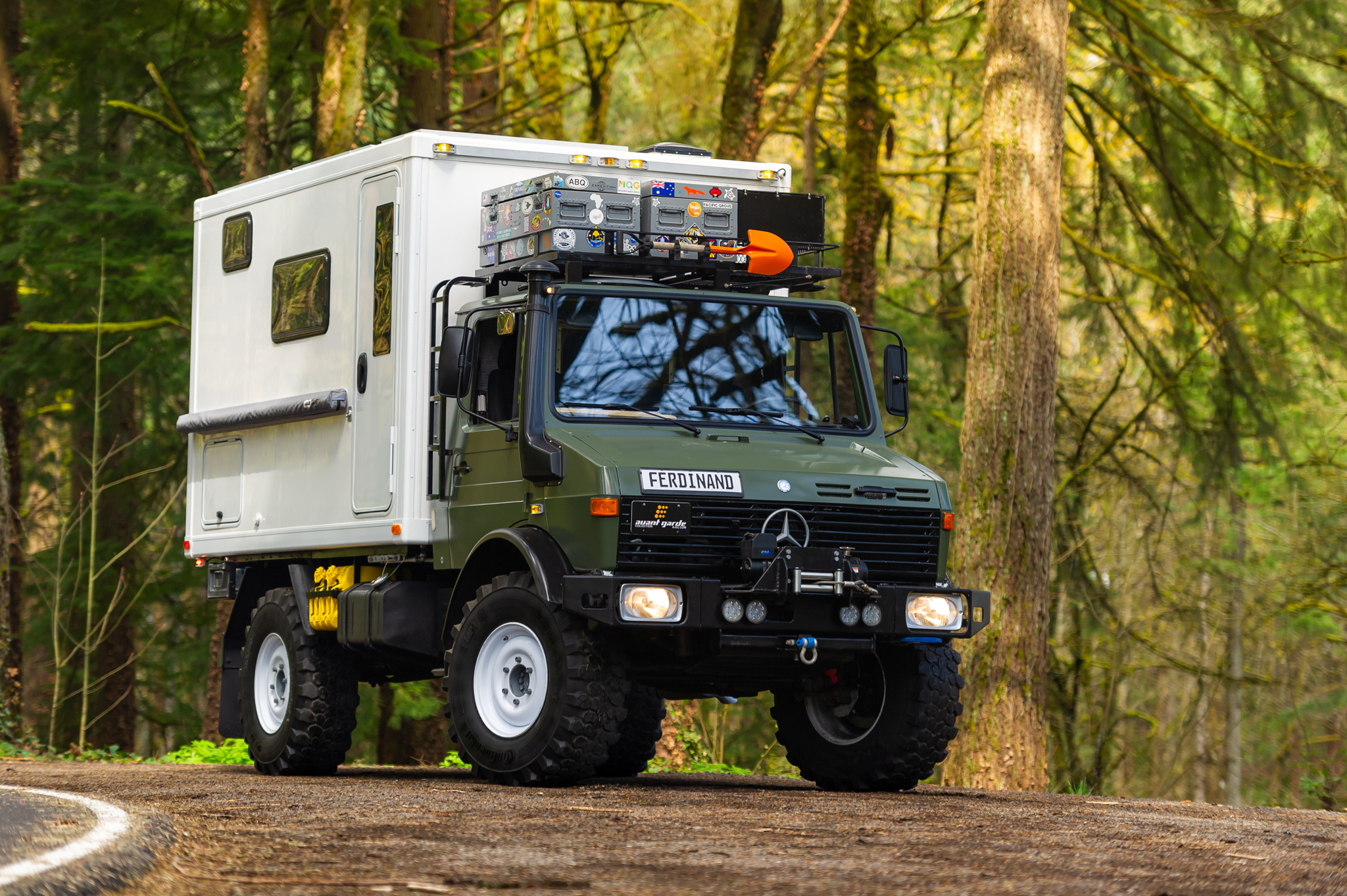 1987 Mercedes-Benz Unimog for Sale – Green Turbodiesel Expedition Camper