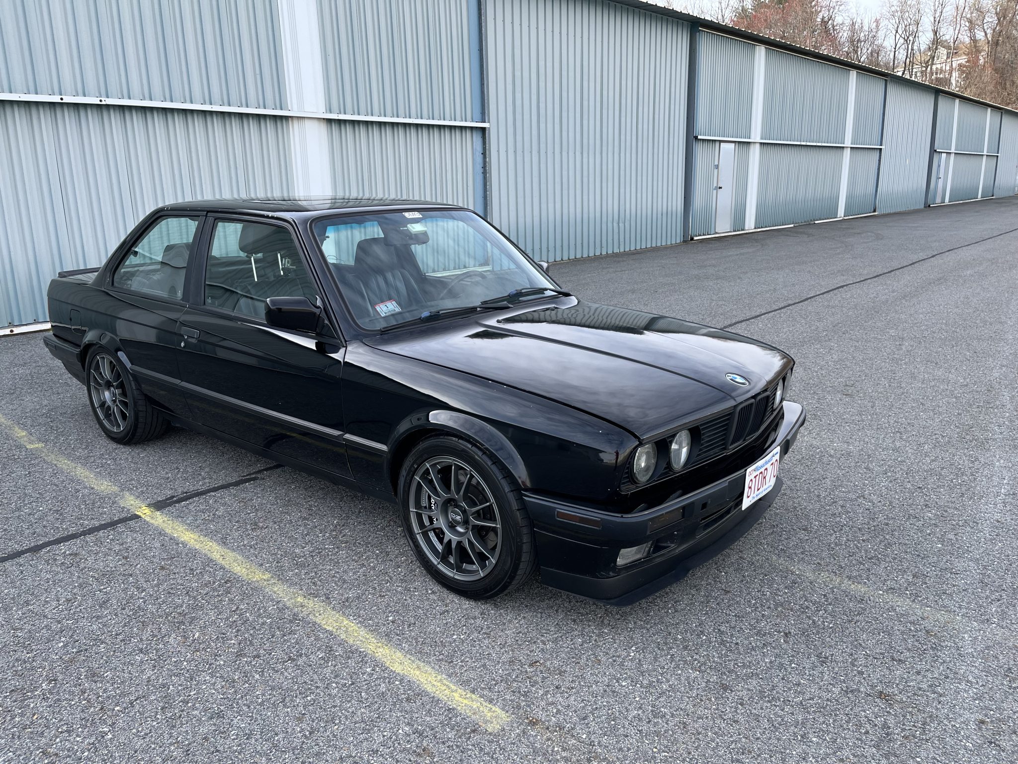 1990 BMW E30 3-Series Coupe à vendre – Coupé Black S52 à cinq rapports