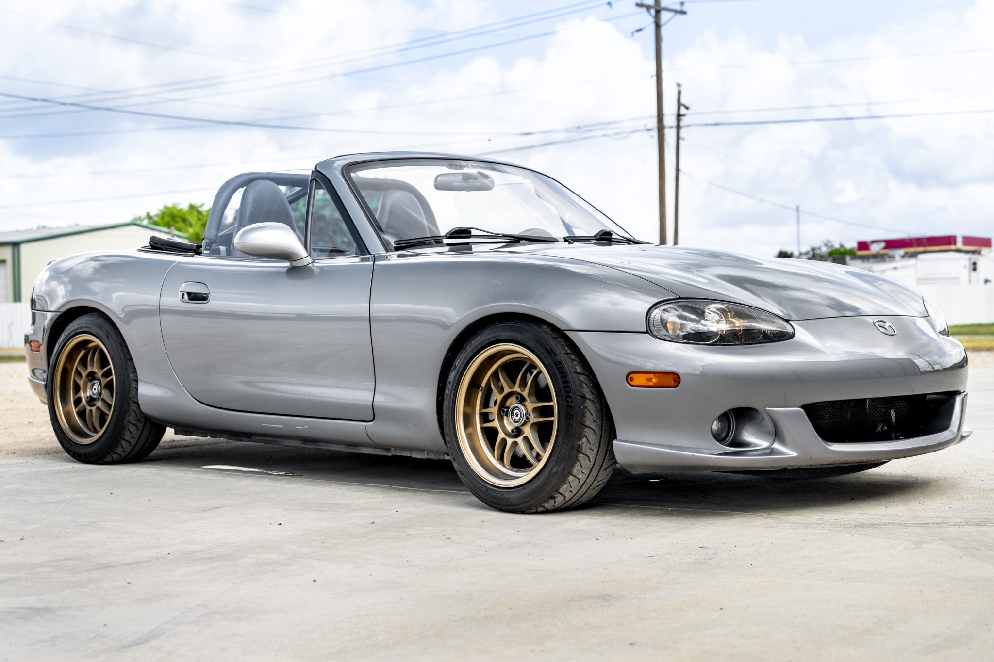 2004 Mazda NB MX-5 Miata for Sale – Titanium Gray Jaguar V6 Six-Speed Roadster