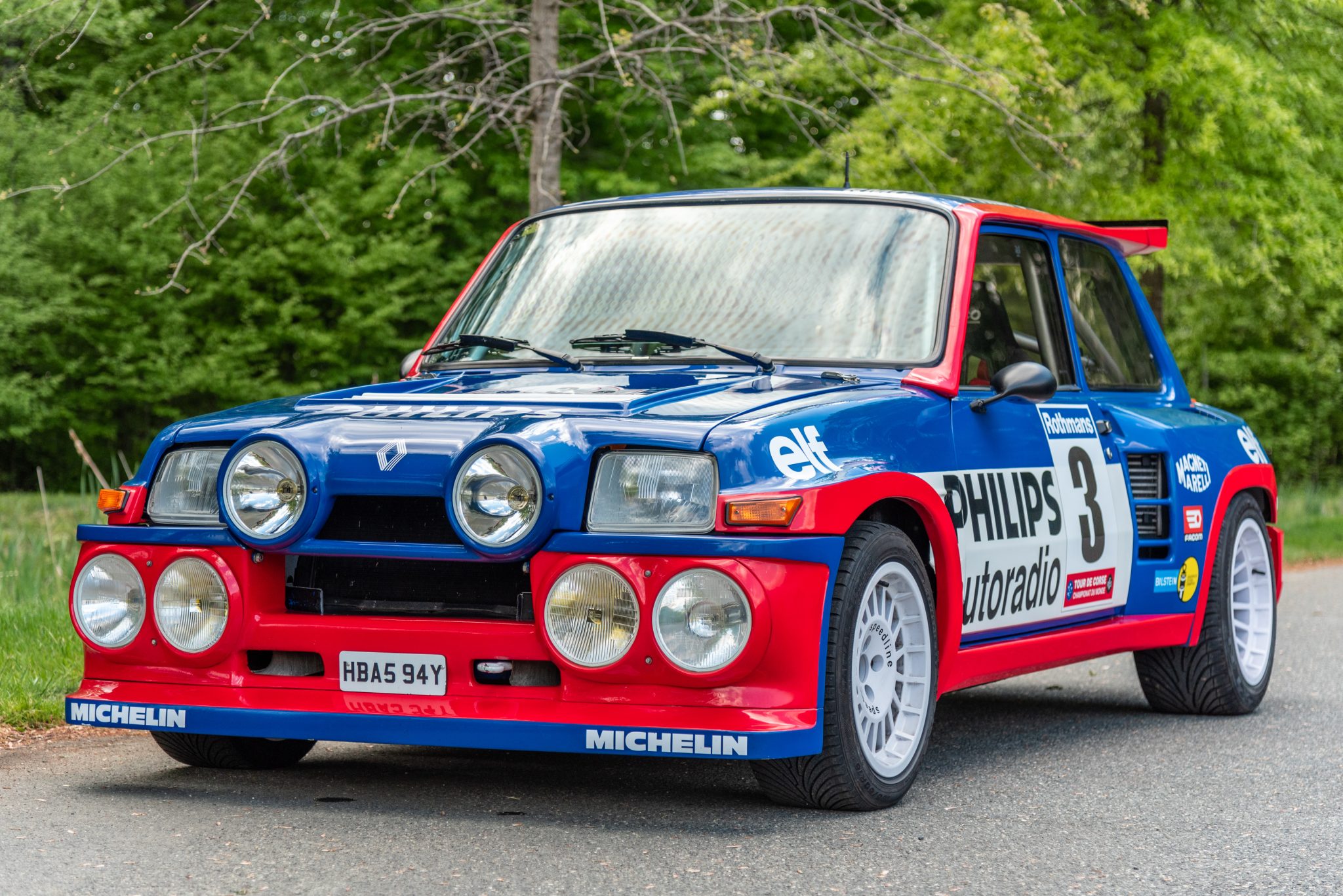 1982 Renault R5 Turbo for Sale – Blue and Red Turbo 5 Maxi Tribute