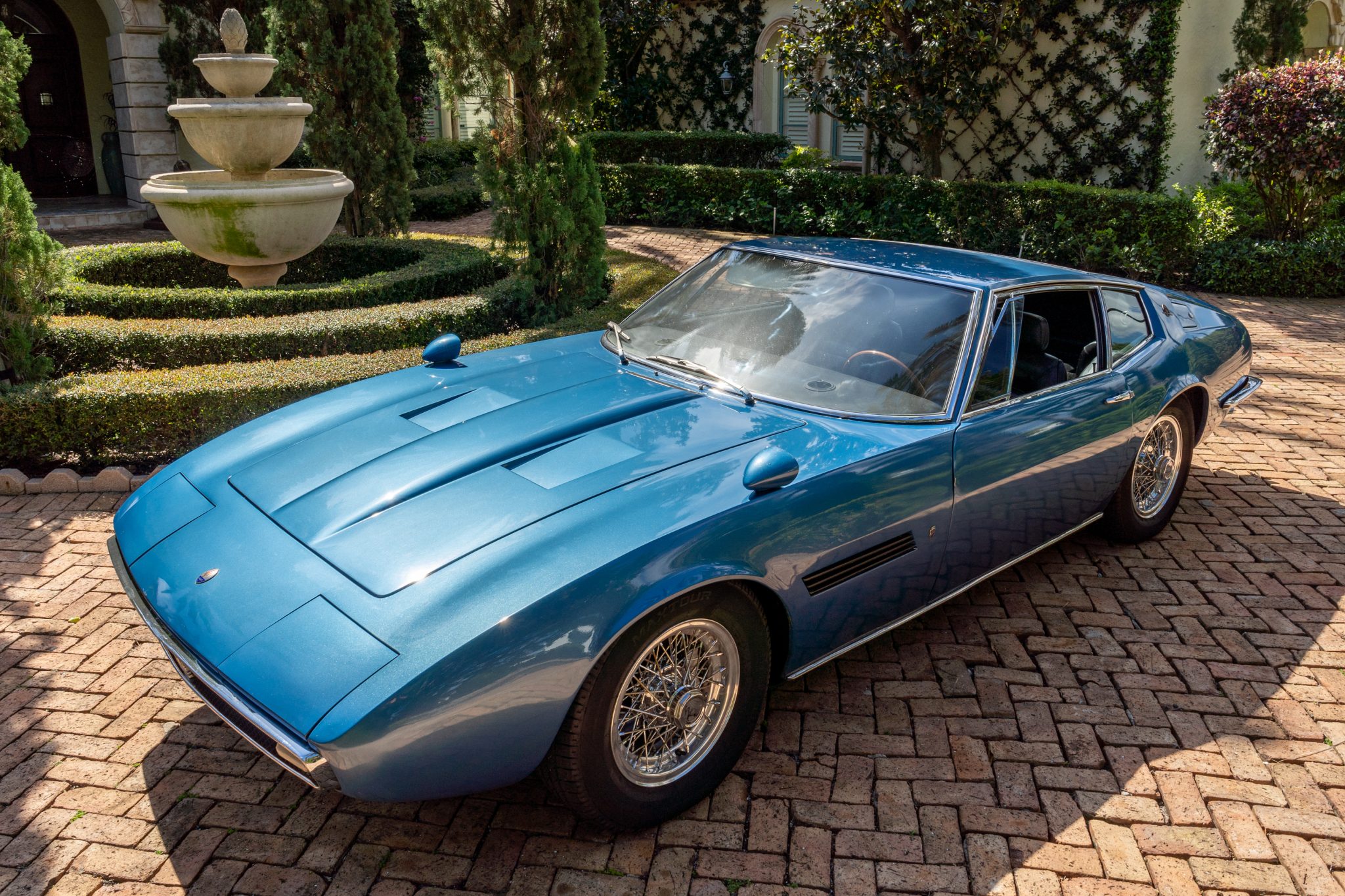 1968 Maserati Ghibli zu verkaufen – Blue Metallic V8-Grand-Tourer mit Fünfgang