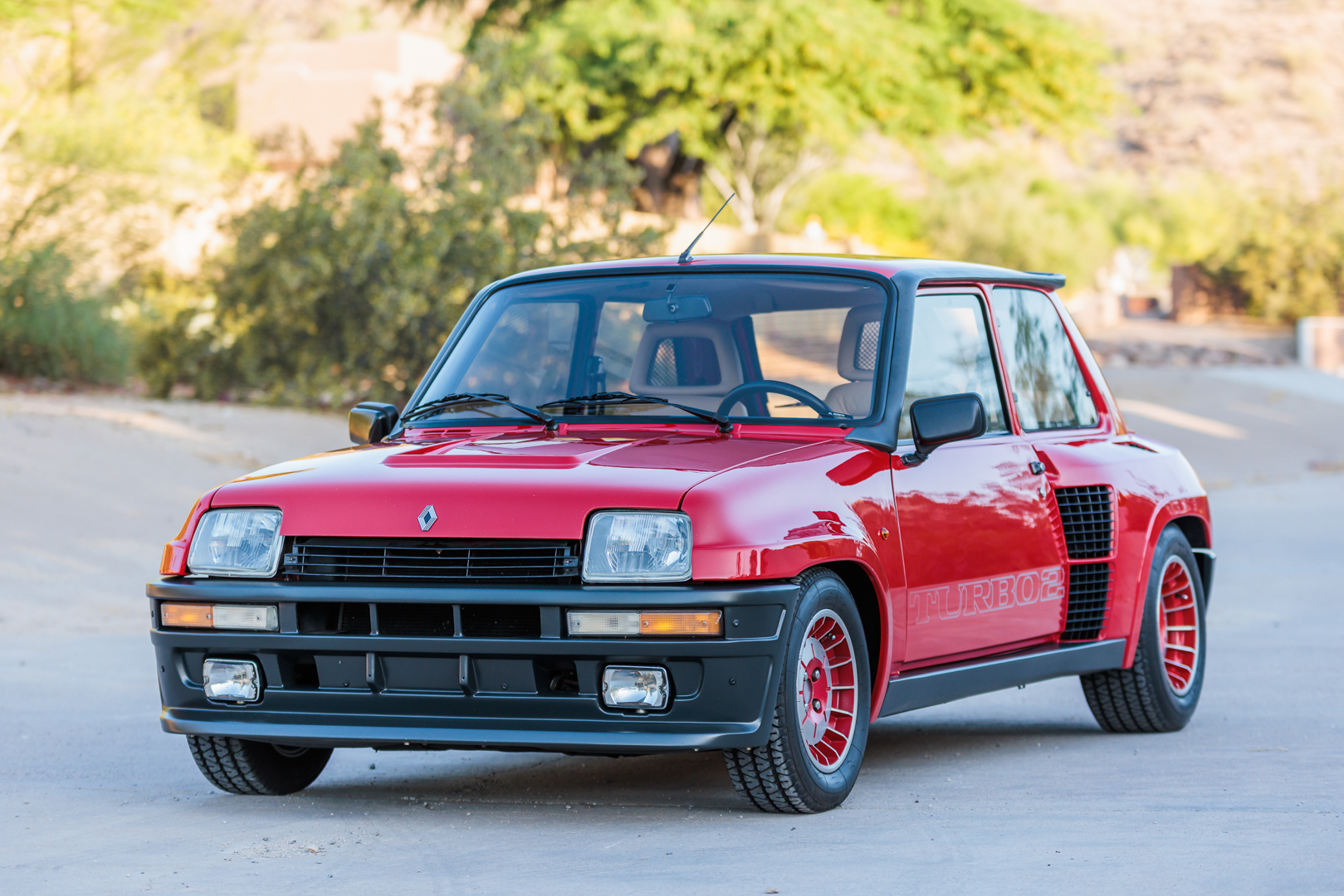 1985 Renault R5 Turbo zu verkaufen – Red Turbo 2 mit Fünfgang-Handschaltung