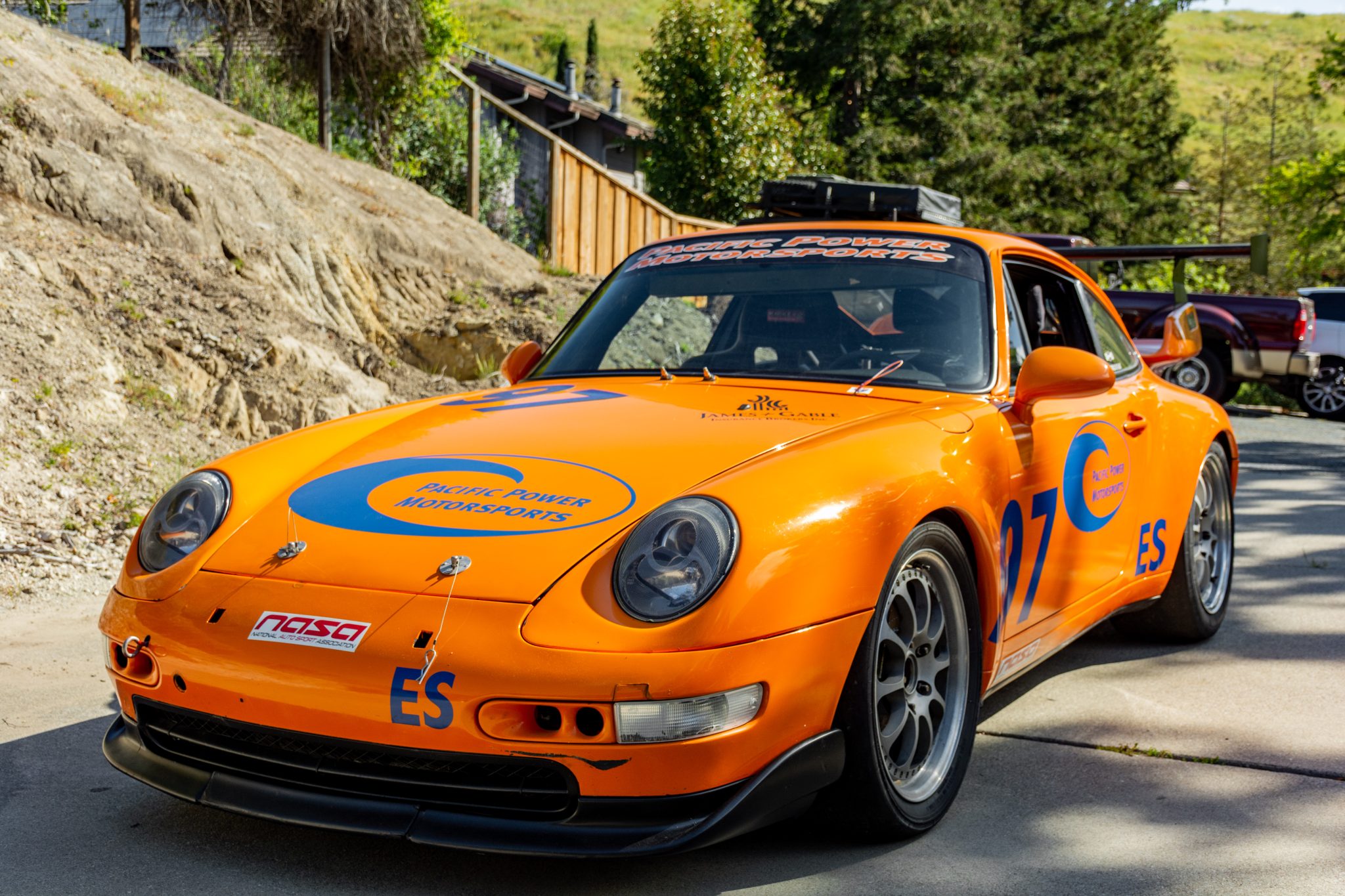1995 Porsche 993 911 (Non-Turbo/GT2 for Sale – Orange 4.0L Six-Speed Race Car