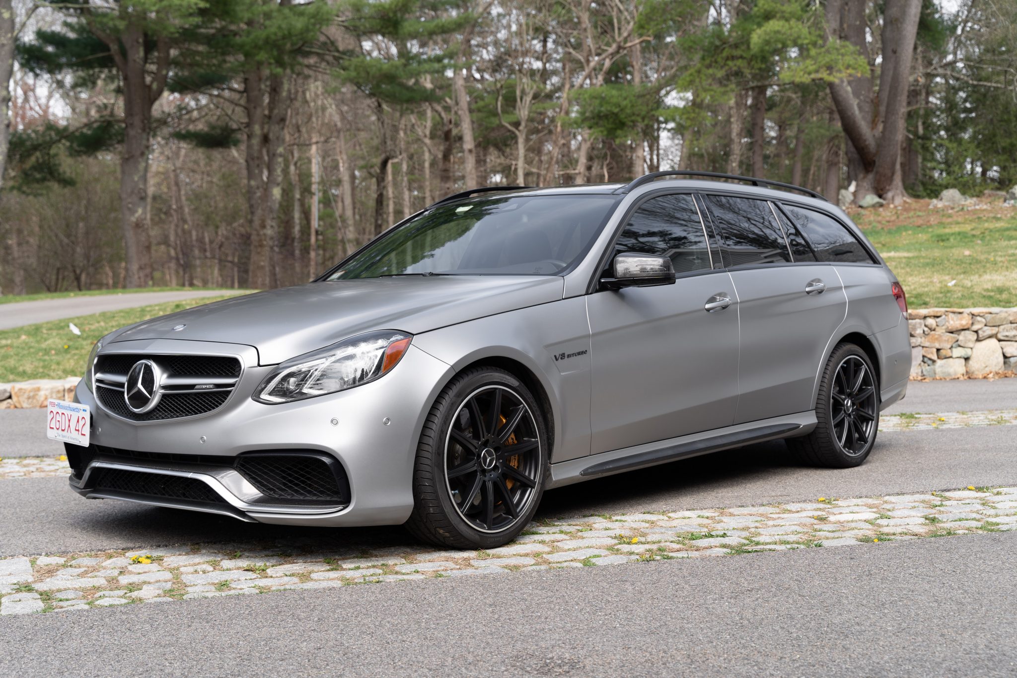 2014 Mercedes-Benz W212 E-Class AMG à vendre – Break Magno Alanite Gray V8 biturbo