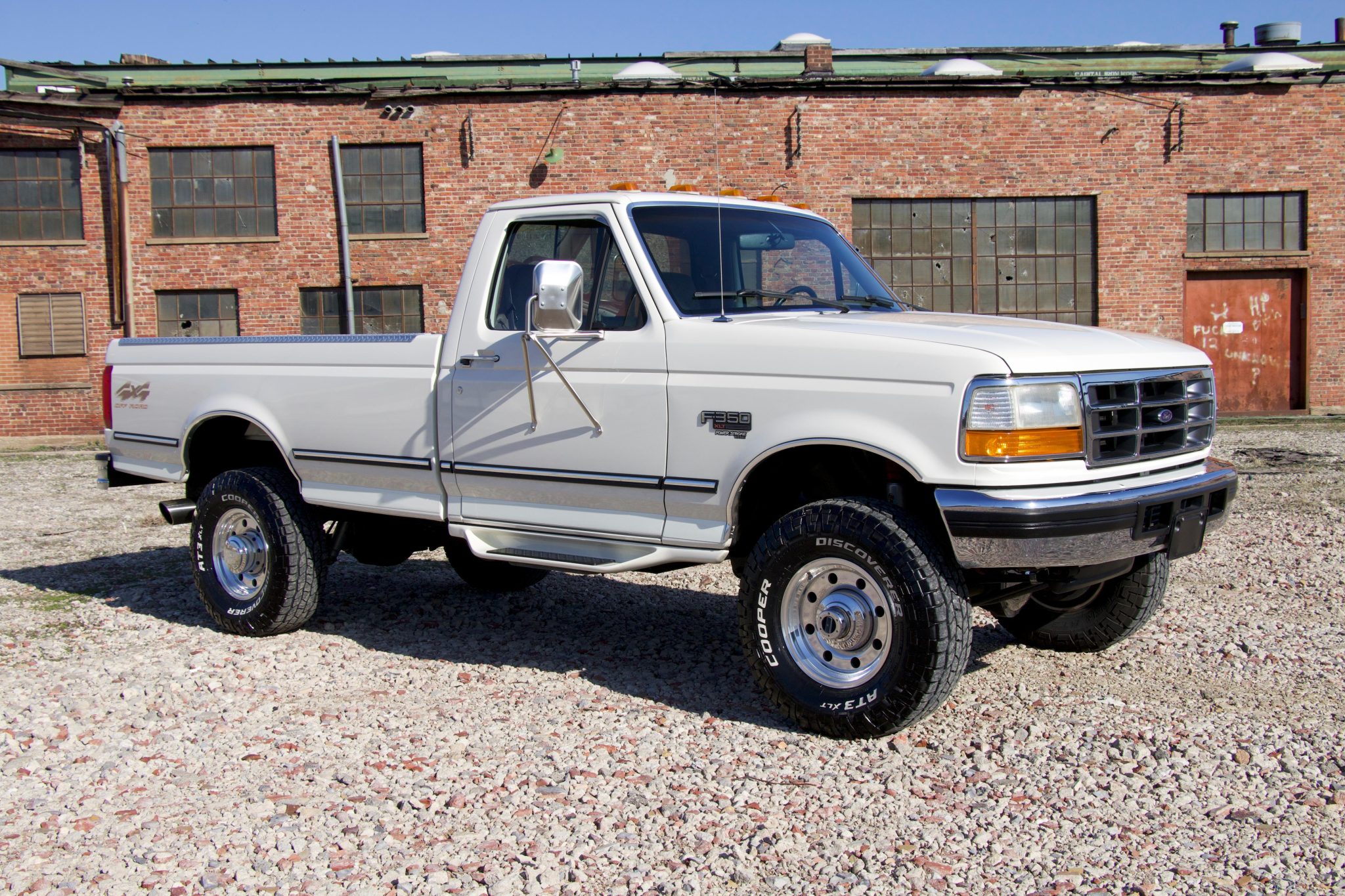 1995 Ford F-Series 1992-1997 à vendre – Colonial White Power Stroke à boîte manuelle