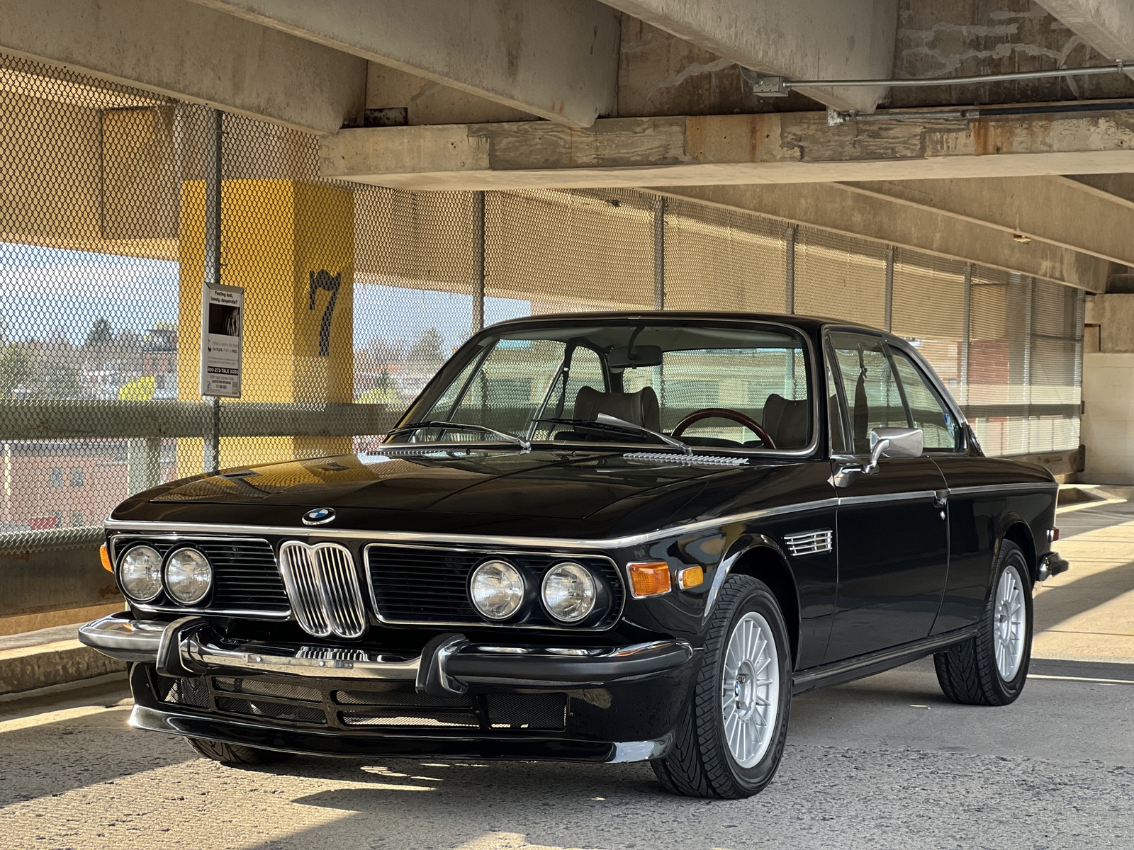 1973 BMW E9 Coupe for Sale – Black M30 Automatic Grand Tourer