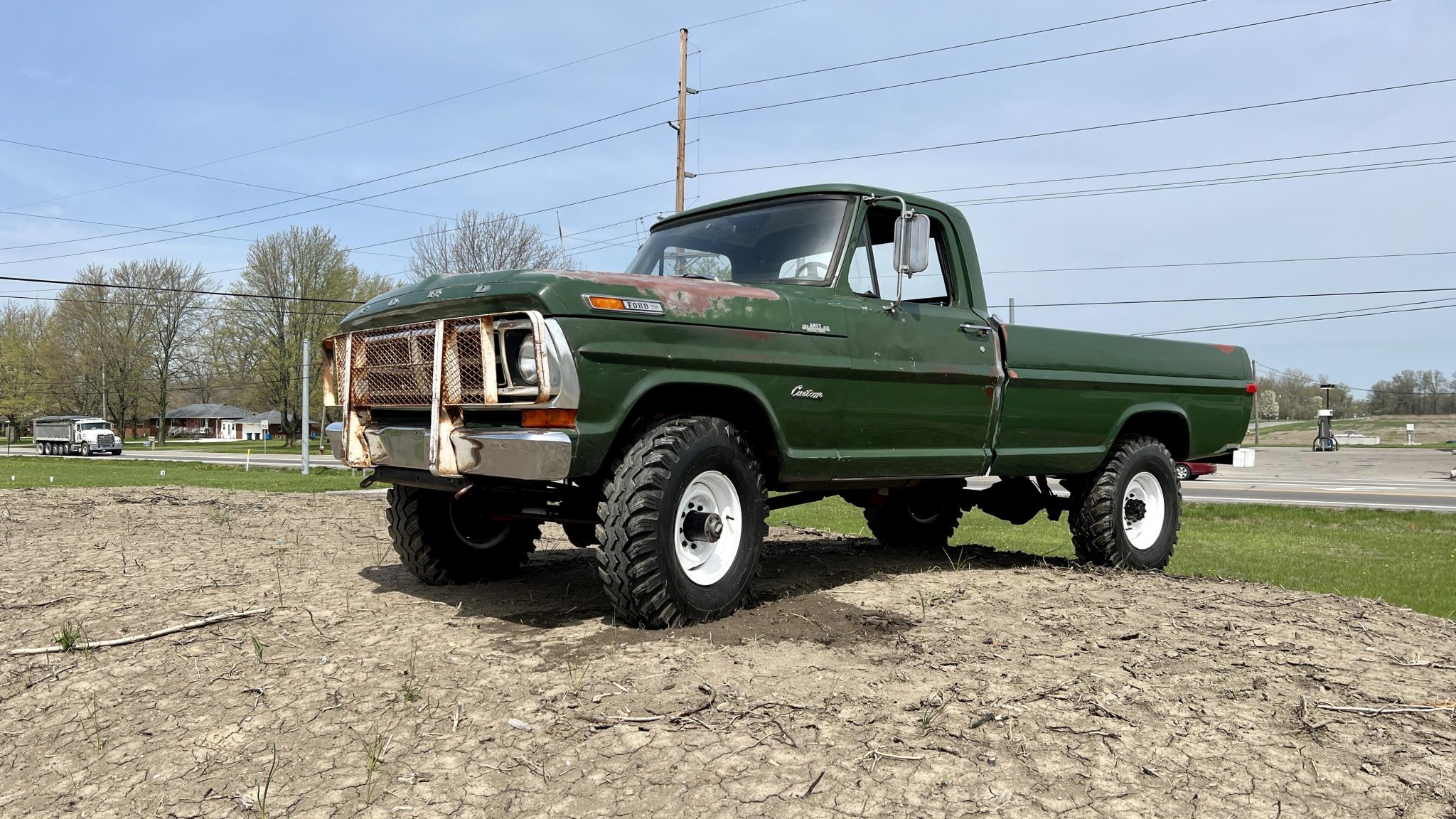 1971 Ford F-Series 1967-1972 zu verkaufen – Green 390ci V8 4x4 Pickup mit Viergang