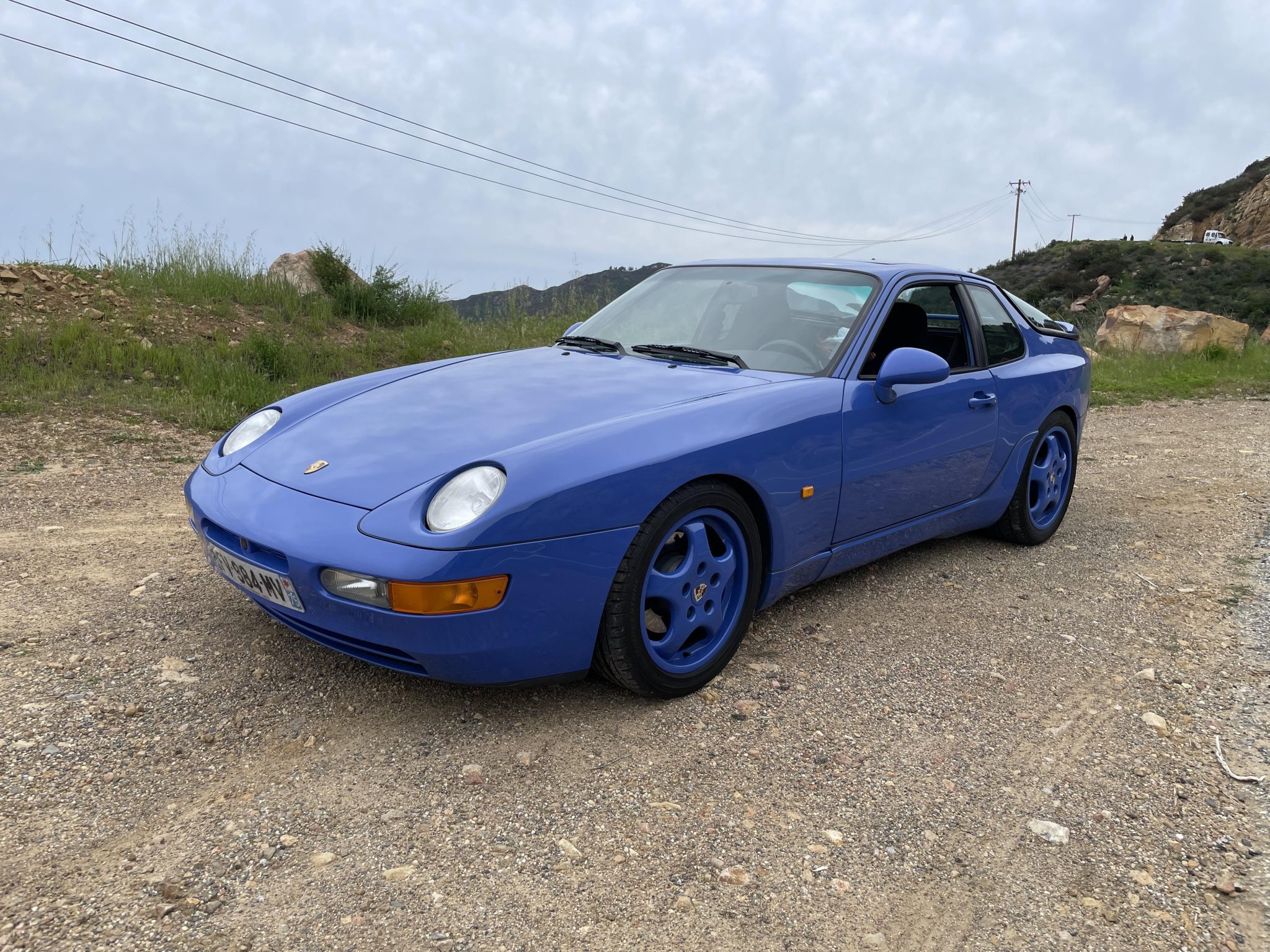 1993 Porsche 968 à vendre – Maritime Blue à boîte-pont manuelle six rapports