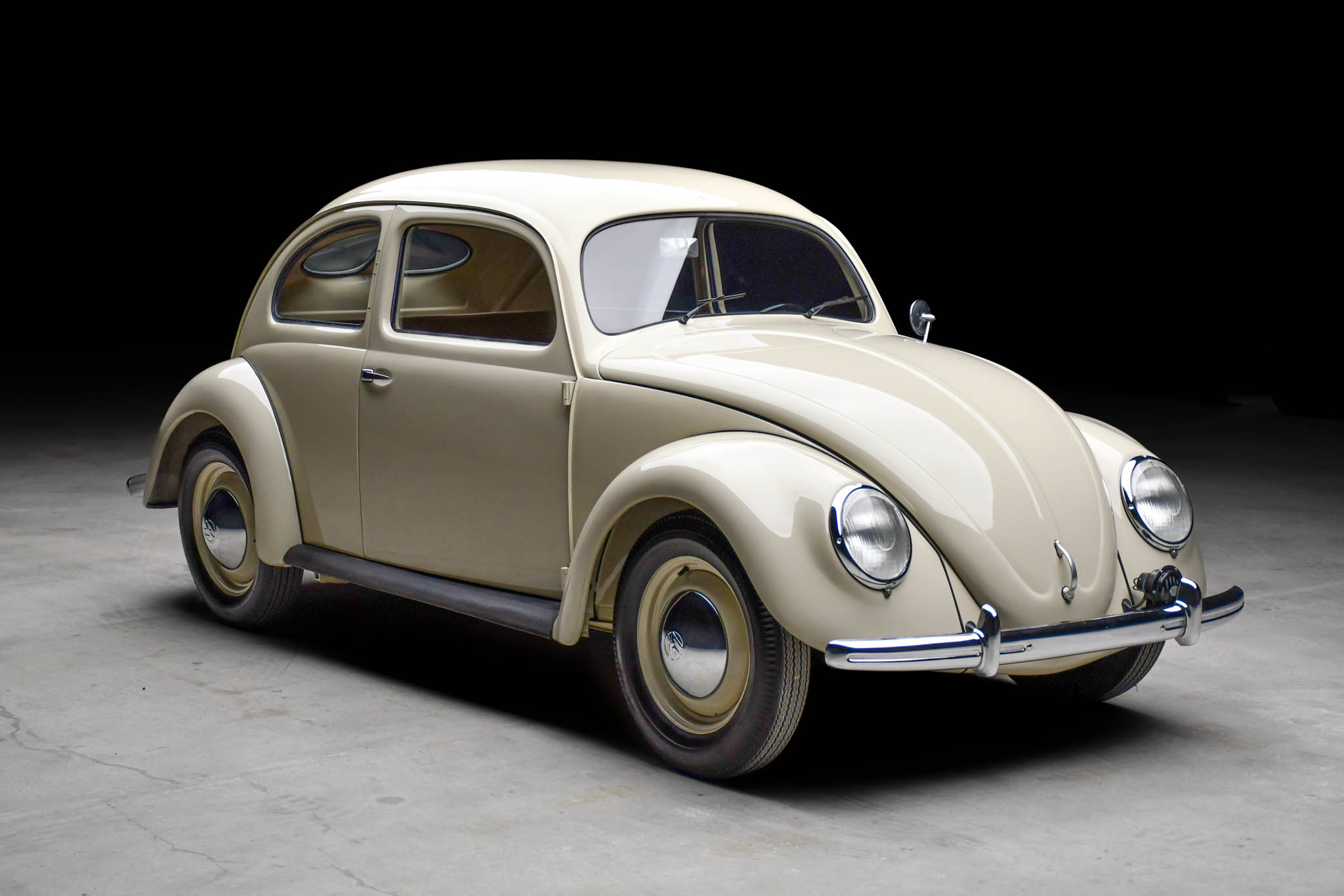 1951 Volkswagen Beetle (Split Window) à vendre – Beige à flat-four et quatre rapports