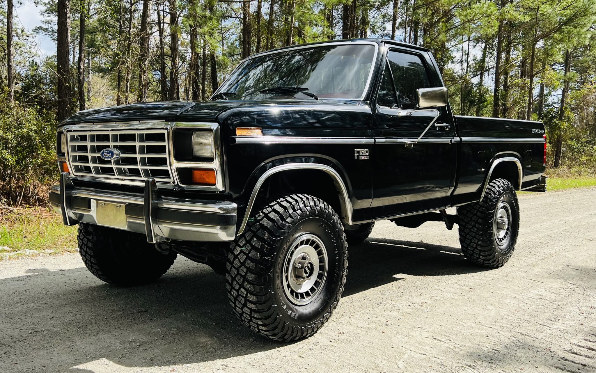 1985 Ford F-Series 1980-1986 for Sale – Black Lifted 5.8-Liter V8 4x4