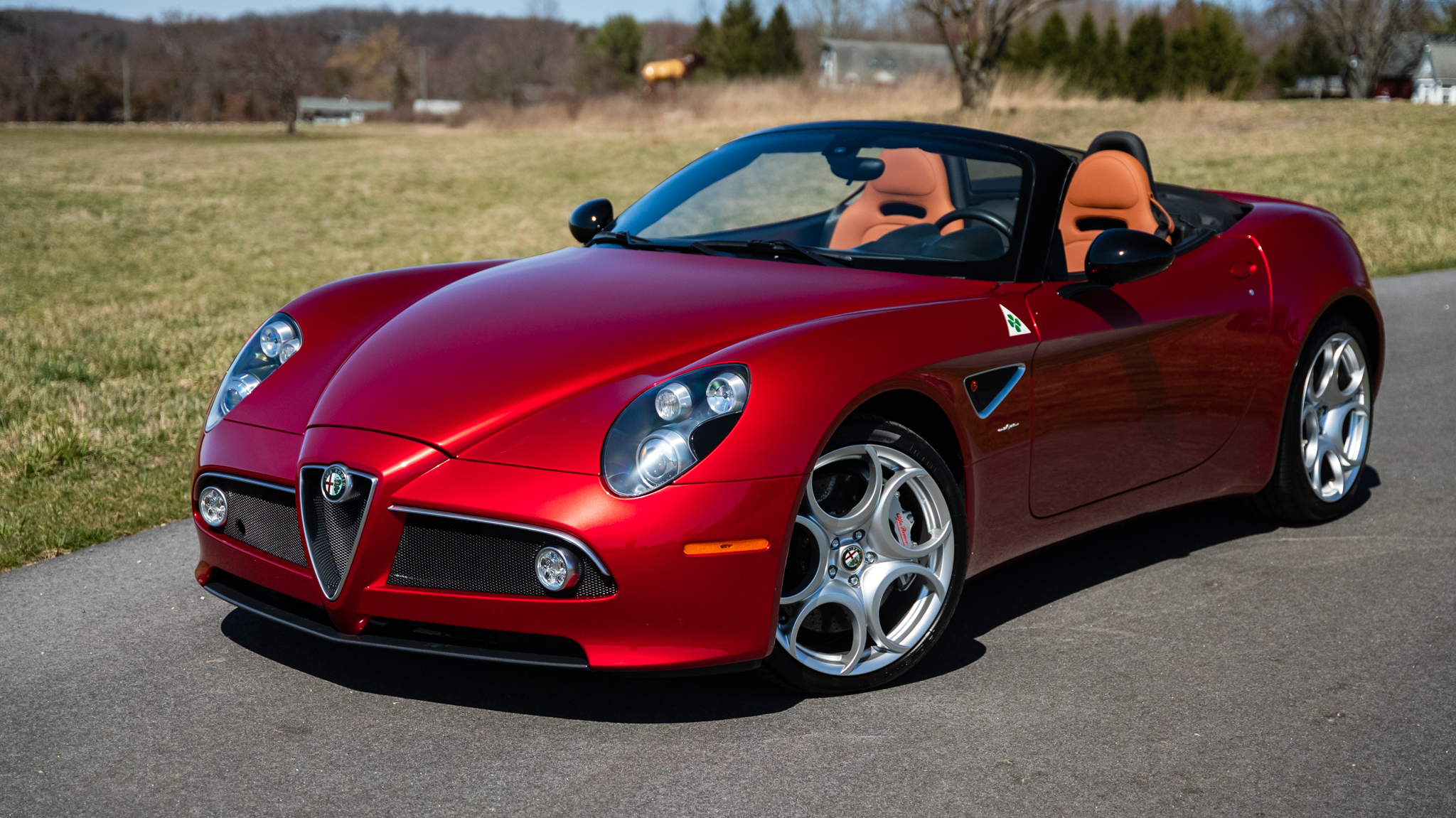 2009 Alfa Romeo 8C for Sale – Rosso 8C Ferrari V8 Convertible