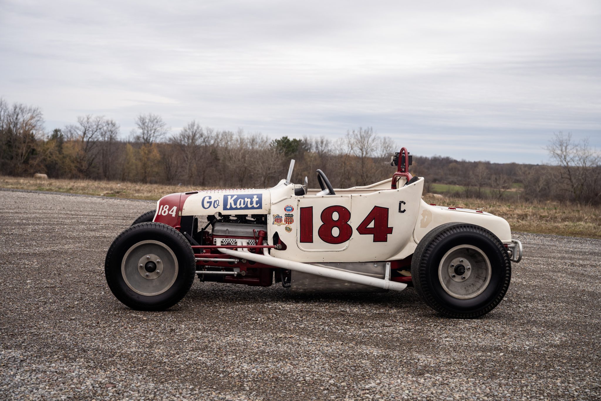 1925 Ford Hot Rod zu verkaufen – Historischer White-and-Red V8 Roadster