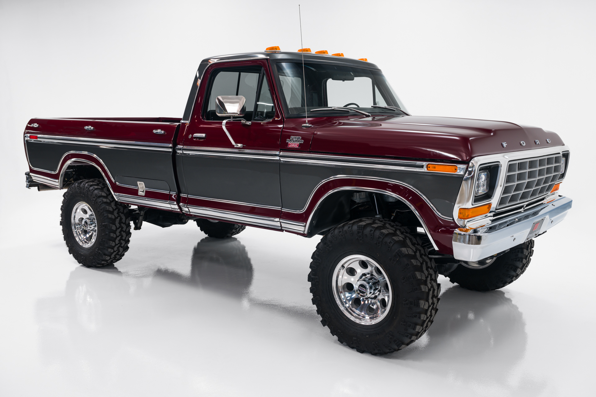 1979 Ford F-Series 1973-1979 for Sale – Burgundy & Gray 534ci V8 4x4