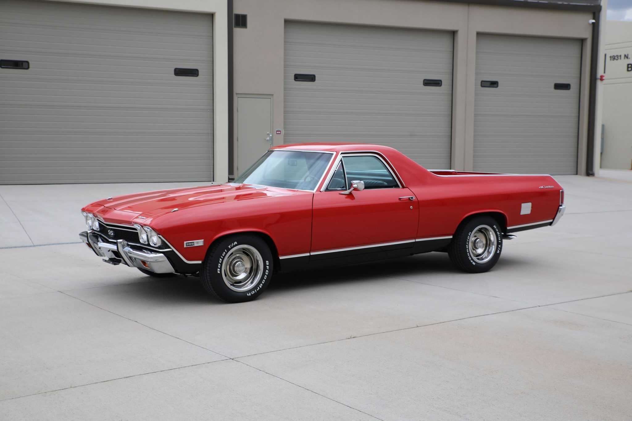 1968 Chevrolet El Camino for Sale – Red 396 V8 Four-Speed Classic