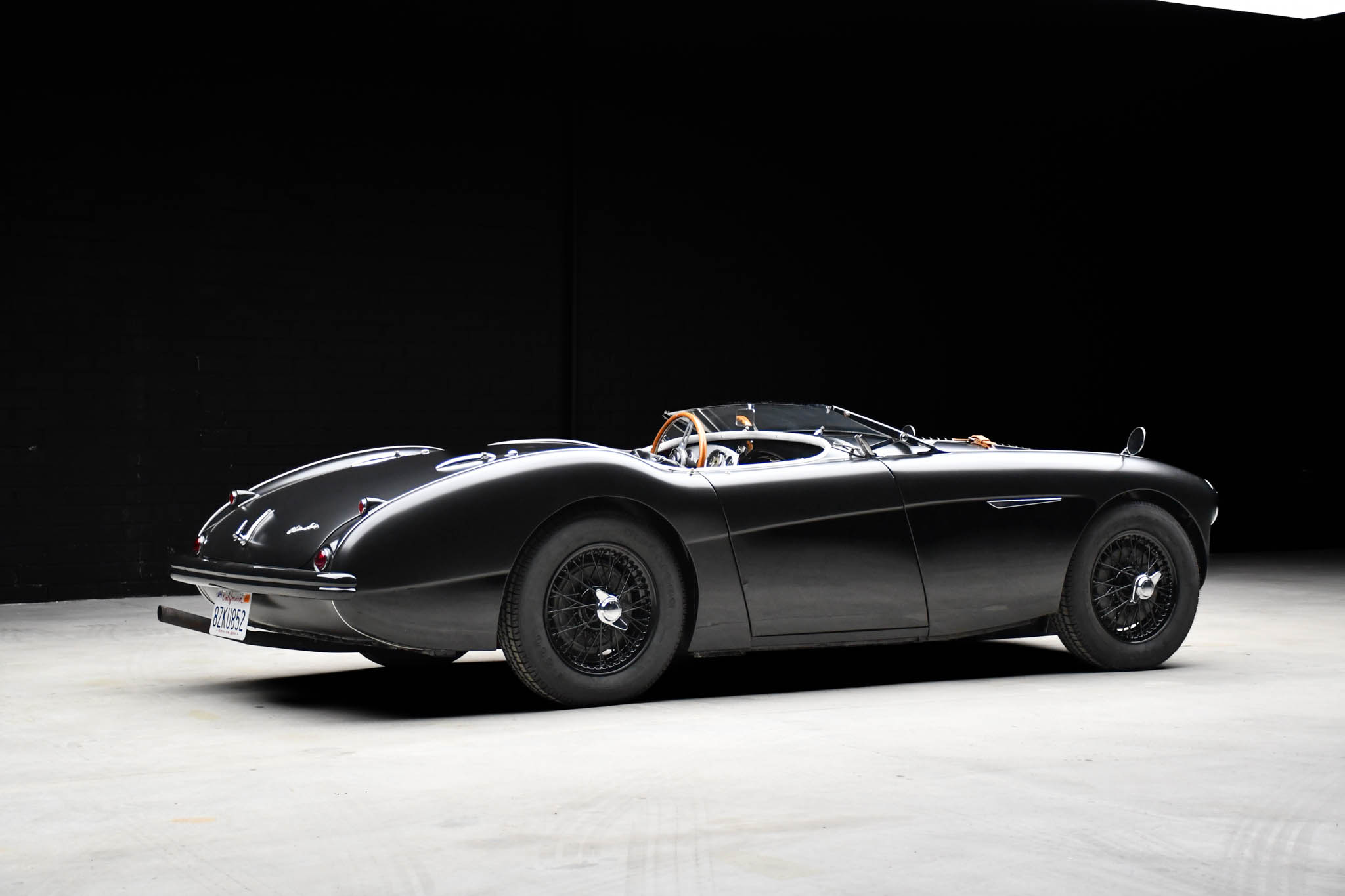 1956 Austin-Healey 100 à vendre – Roadster Black Le Mans à boîte quatre rapports