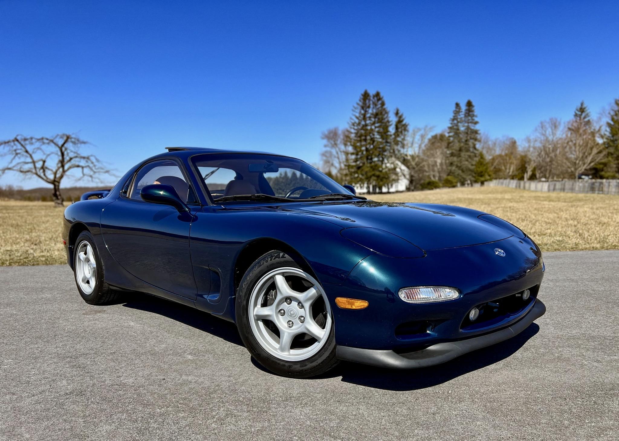 1993 Mazda RX-7 FD à vendre – Montego Blue biturbo rotatif à cinq rapports