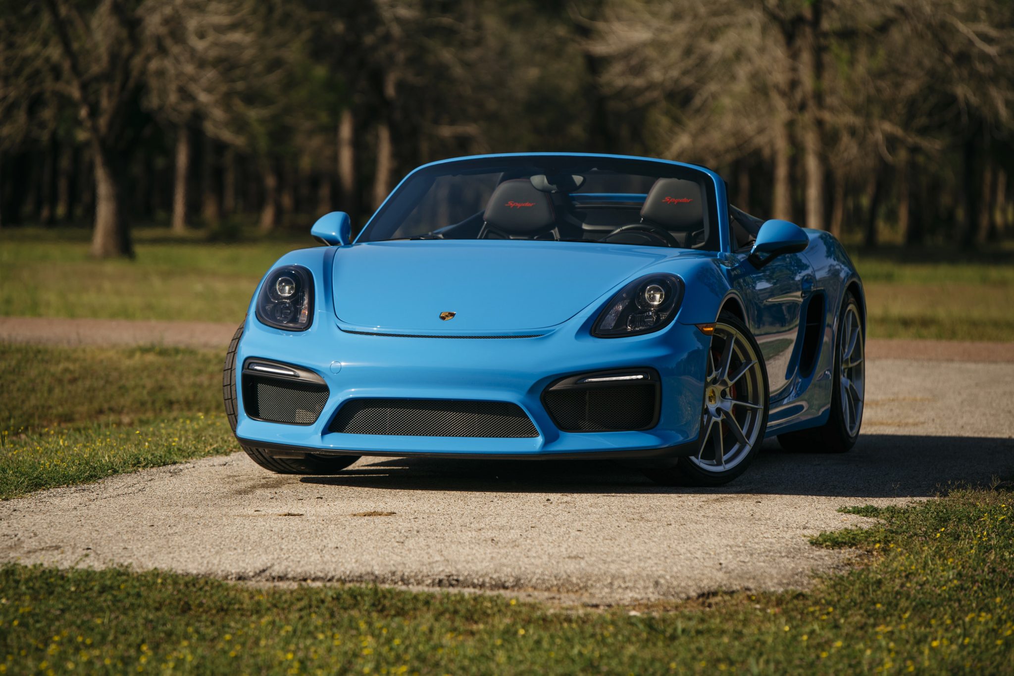 2016 Porsche 981 Boxster for Sale – Mexico Blue Six-Speed Spyder Roadster