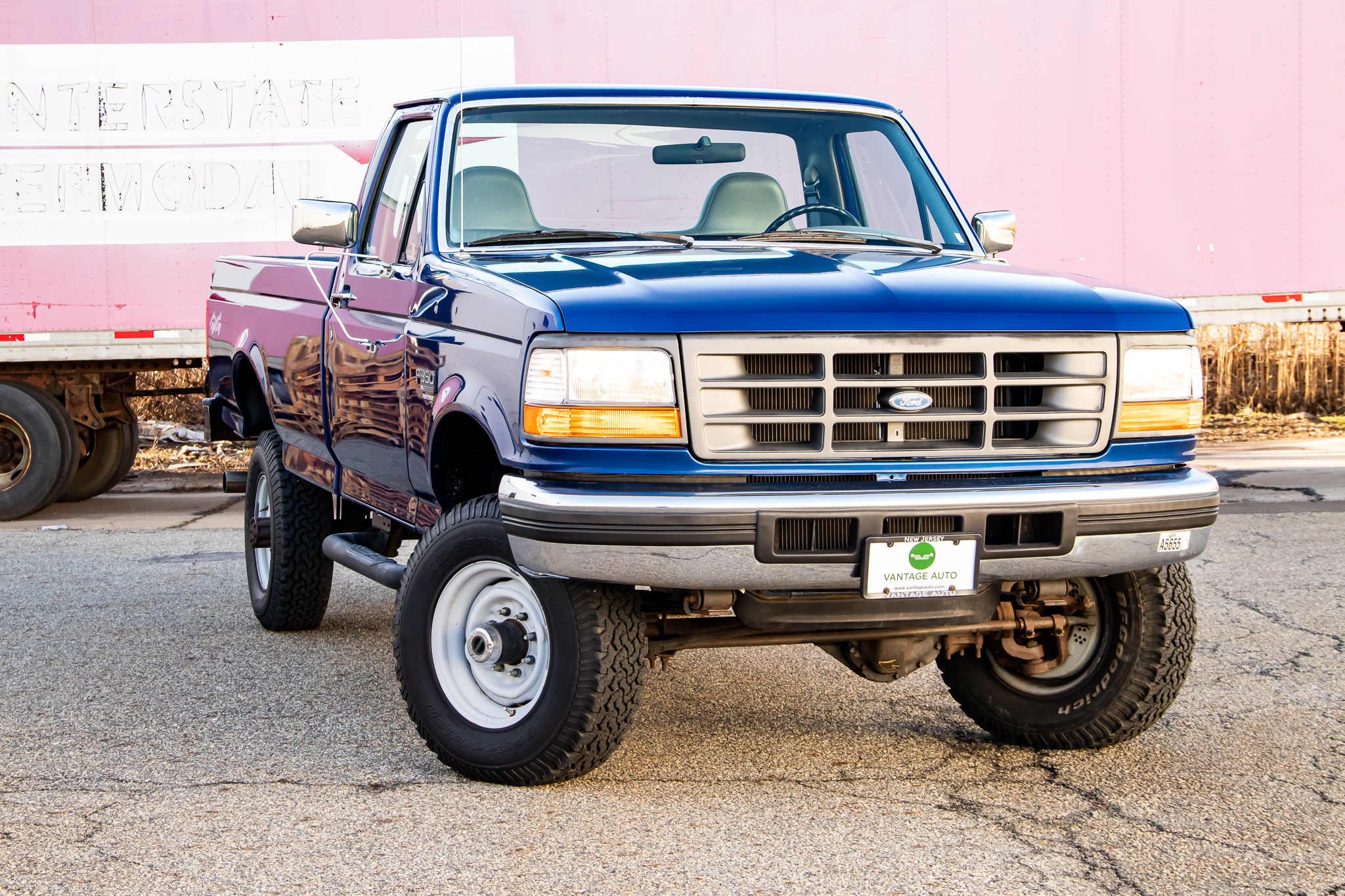 1997 Ford F-Series 1992-1997 à vendre – Deep Blue Power Stroke 4x4 à cinq rapports