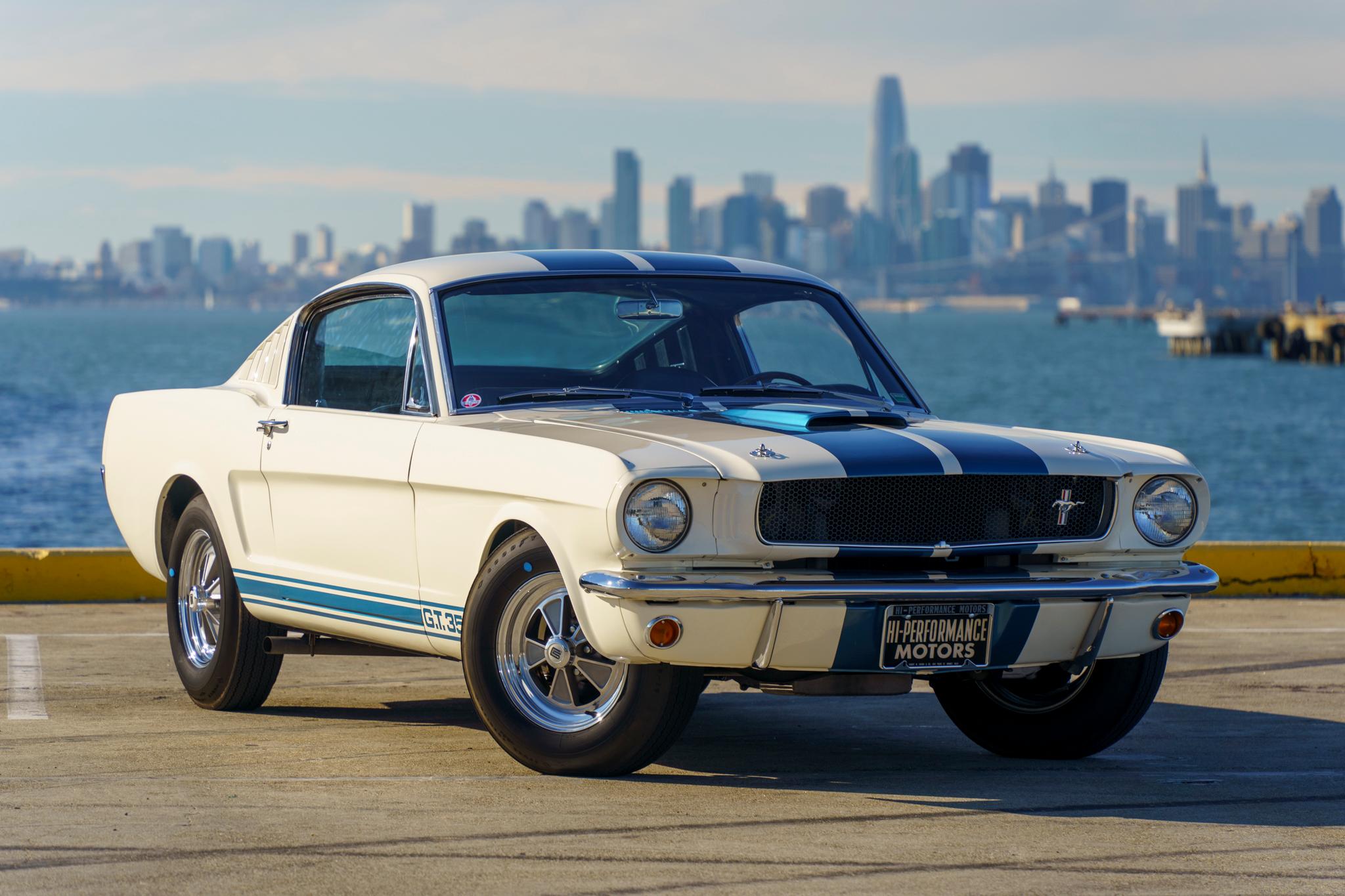 1965 Shelby Mustang GT350 & GT500 for Sale – Wimbledon White HiPo V8 Four-Speed
