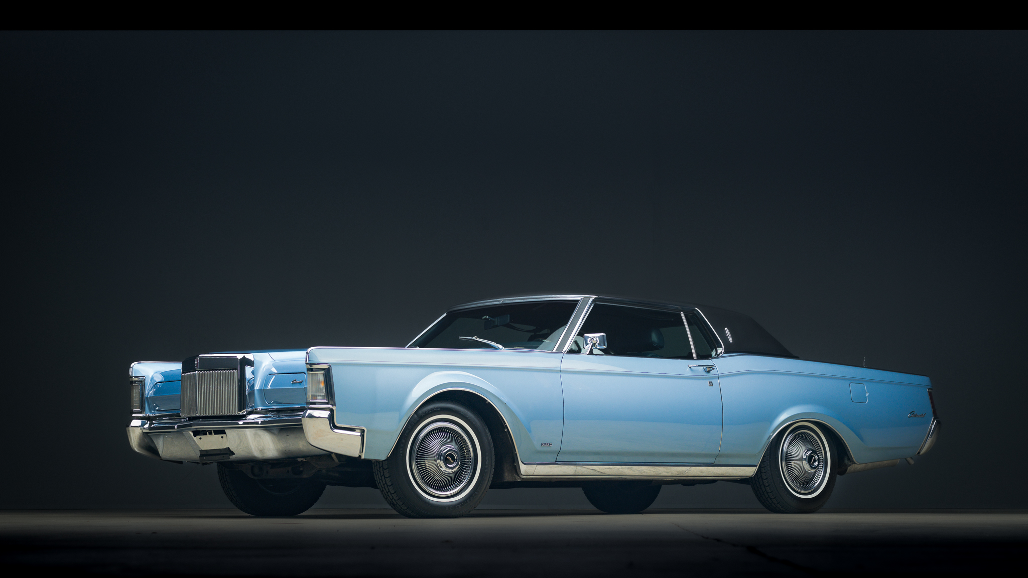 1969 Lincoln Continental Mark III (1969-1971) à vendre – V8 460ci Medium Blue Metallic