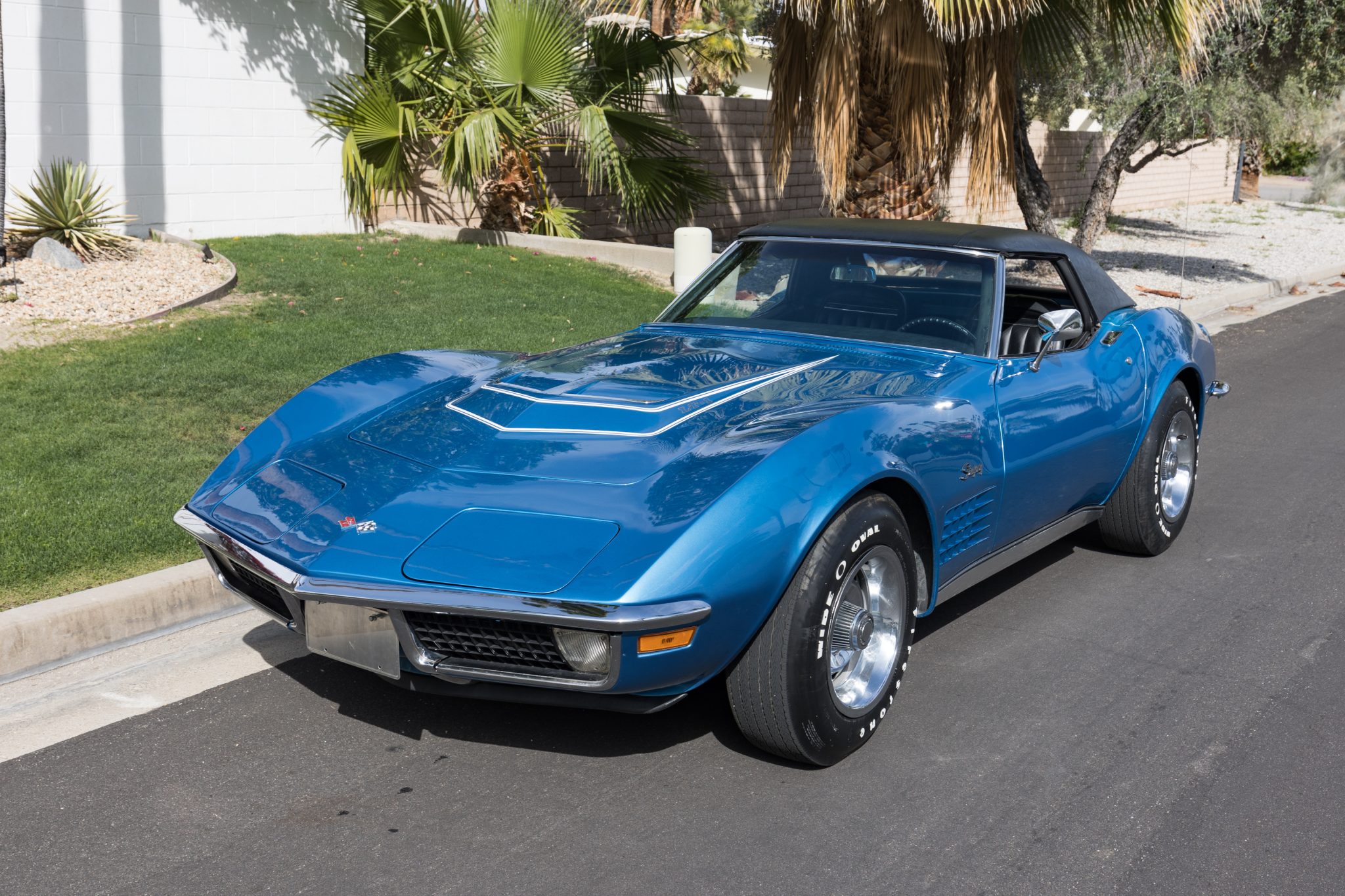 1970 Chevrolet Corvette C3 à vendre – Cabriolet Mulsanne Blue V8 350 à quatre rapports