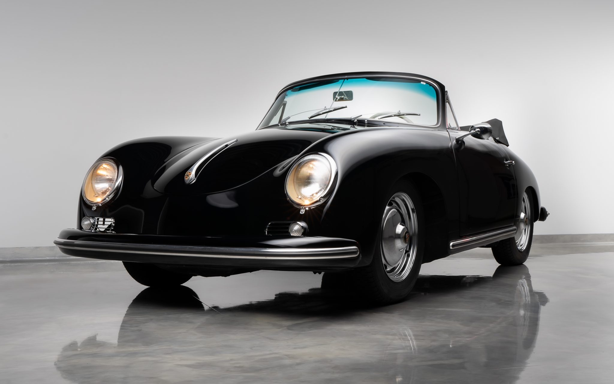 1958 Porsche 356A à vendre – Cabriolet Black à Weber et quatre rapports