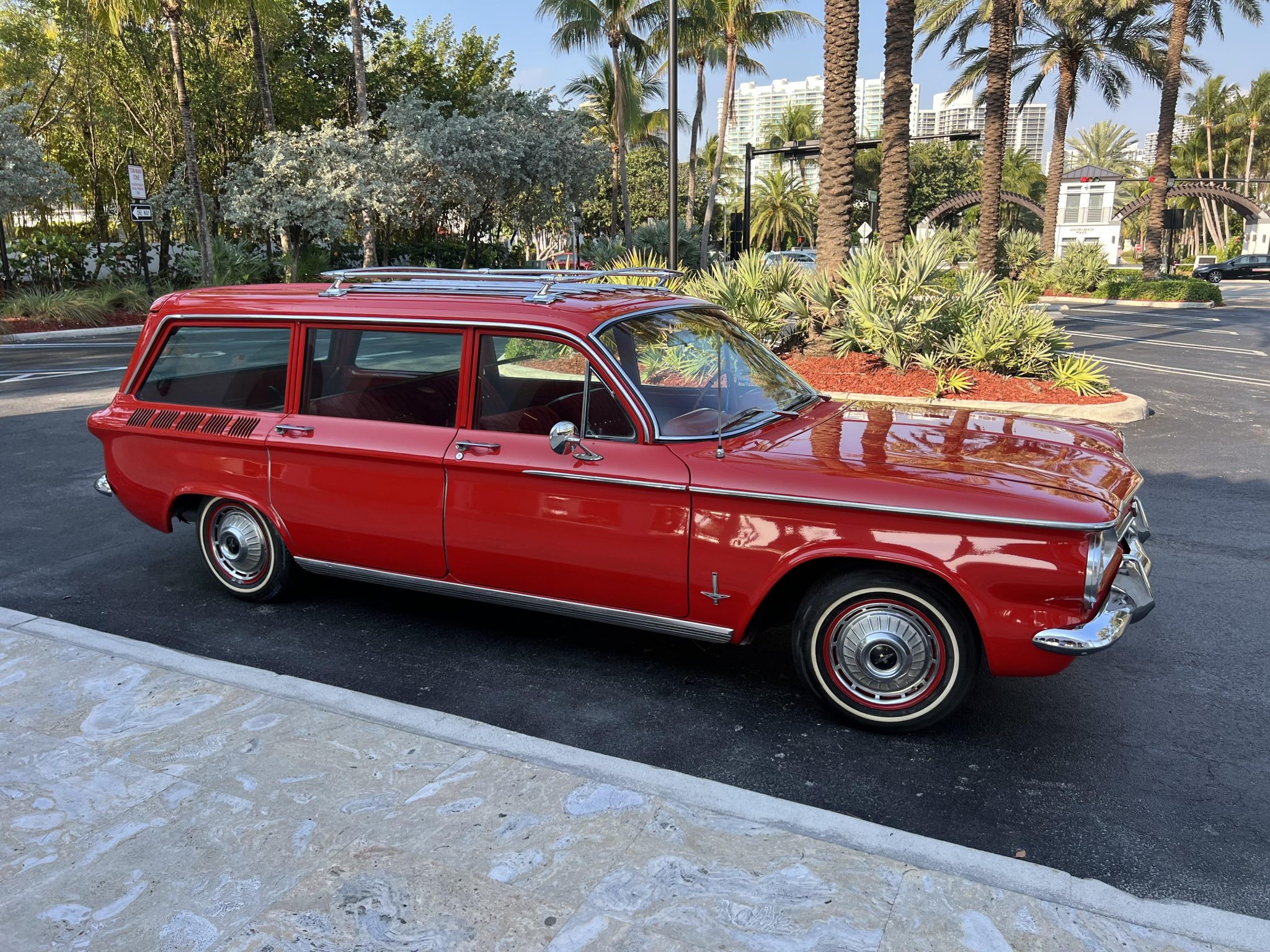 1962 Chevrolet Corvair (1960-1964) for Sale – Red Flat-Six Four-Speed Station Wagon