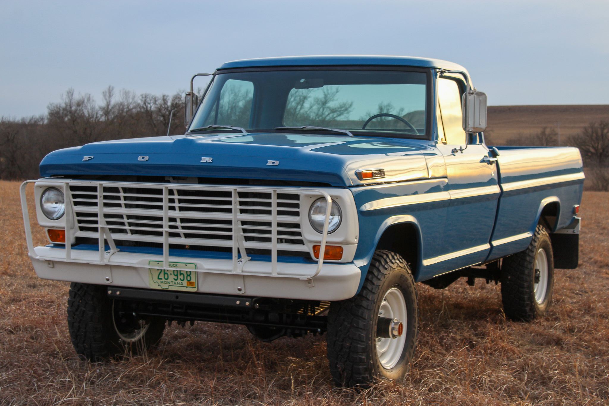 1969 Ford F-Series 1967-1972 zu verkaufen – Blue 360 V8 4x4 mit Viergang