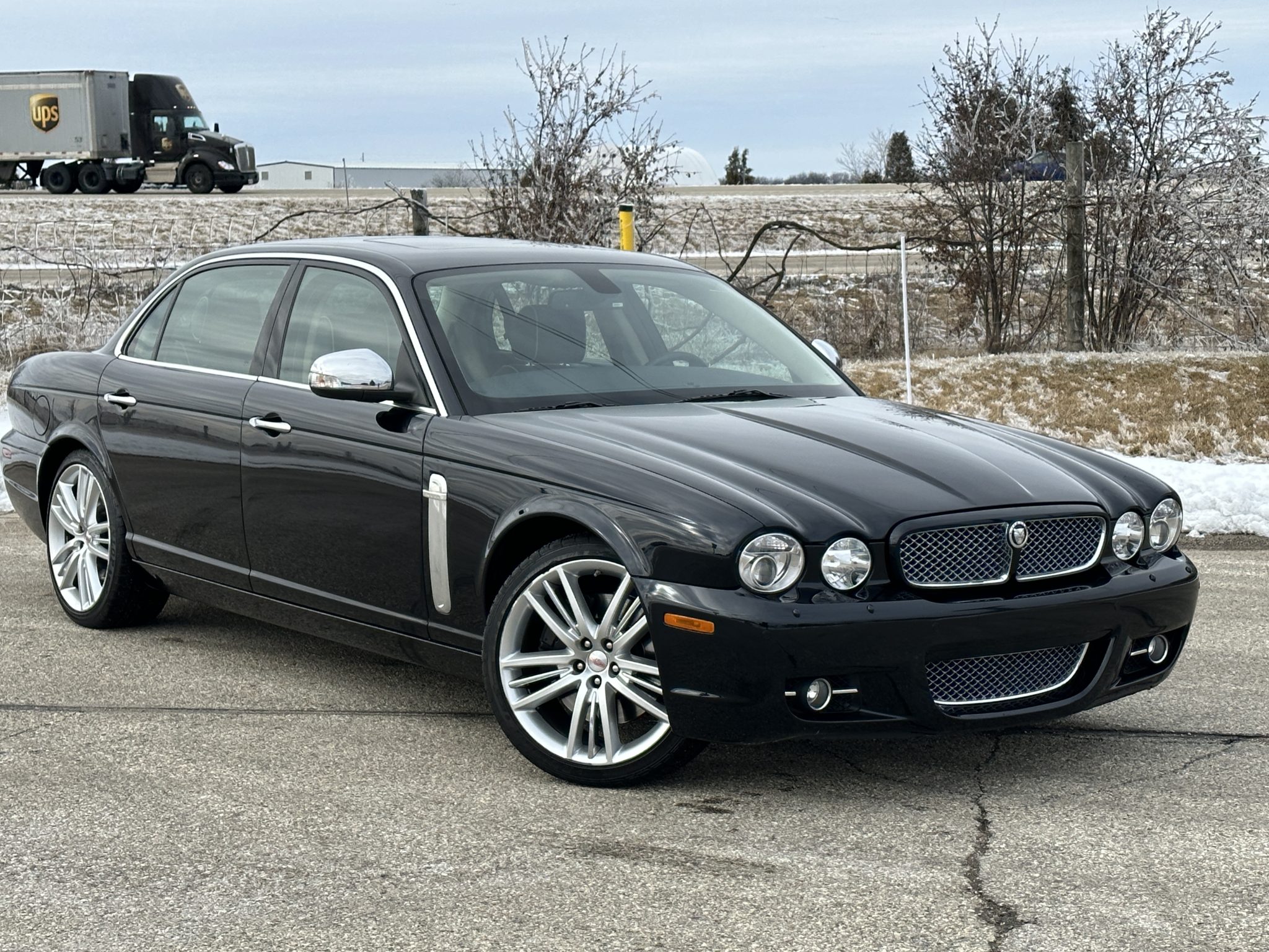 2009 Jaguar X350/X356/X358 XJ (2004-2009) zu verkaufen – Celestial Black Kompressor-V8 Luxuslimousine