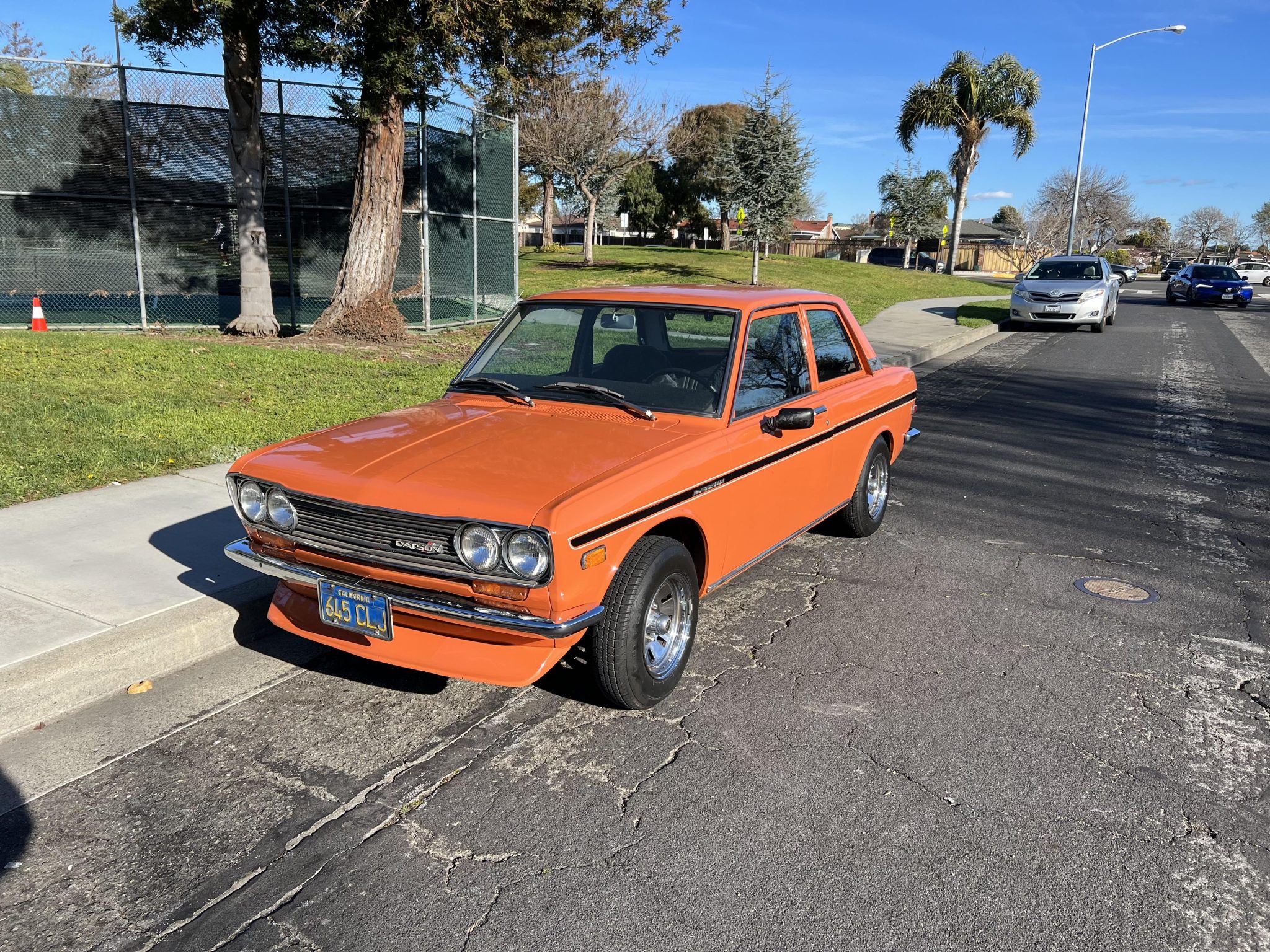 971 Datsun 510 for Sale – Orange Four-Speed Japanese Classic