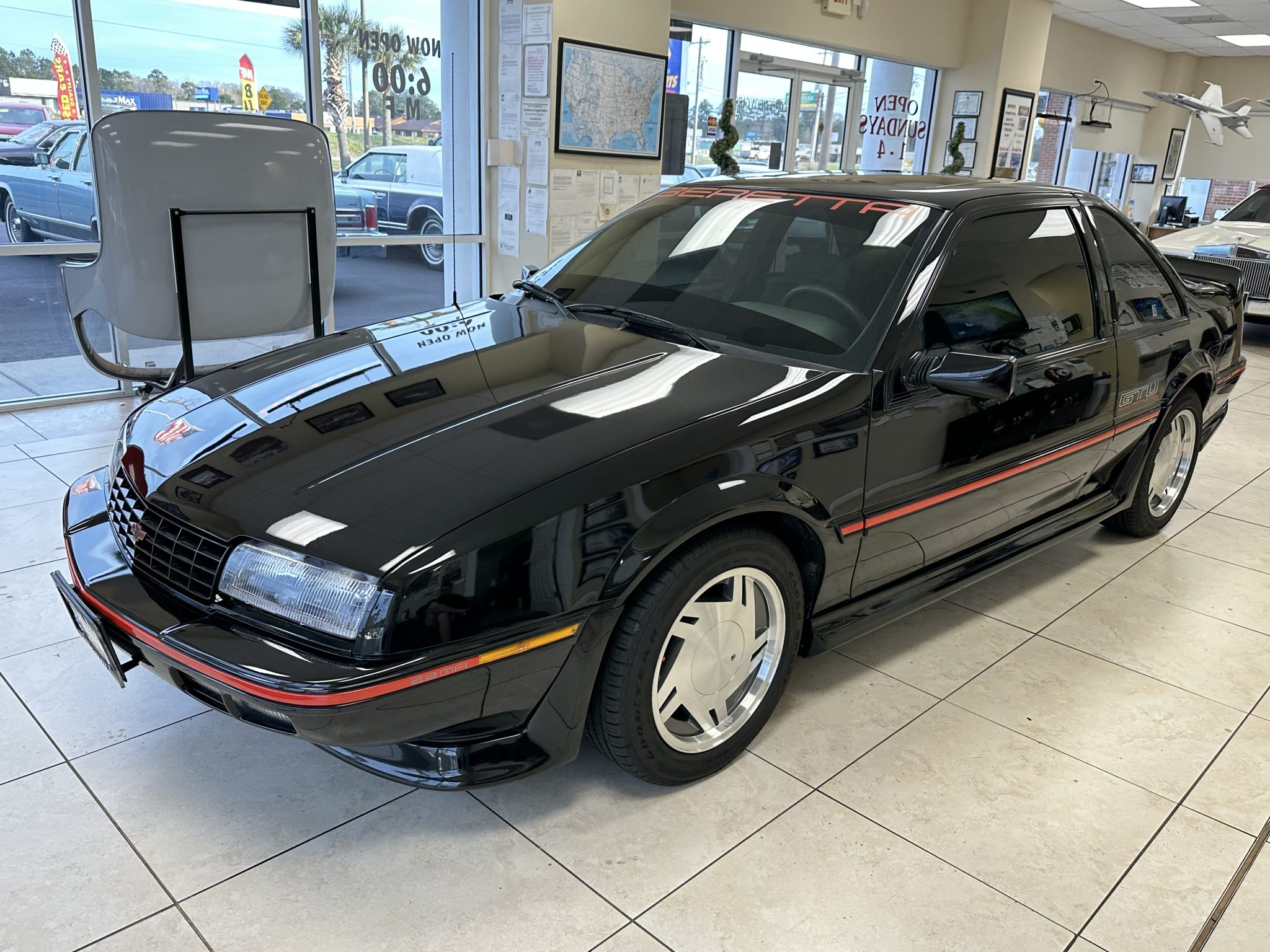 1989 Chevrolet Beretta GTU 5-Speed for Sale – Black V6 Coupe