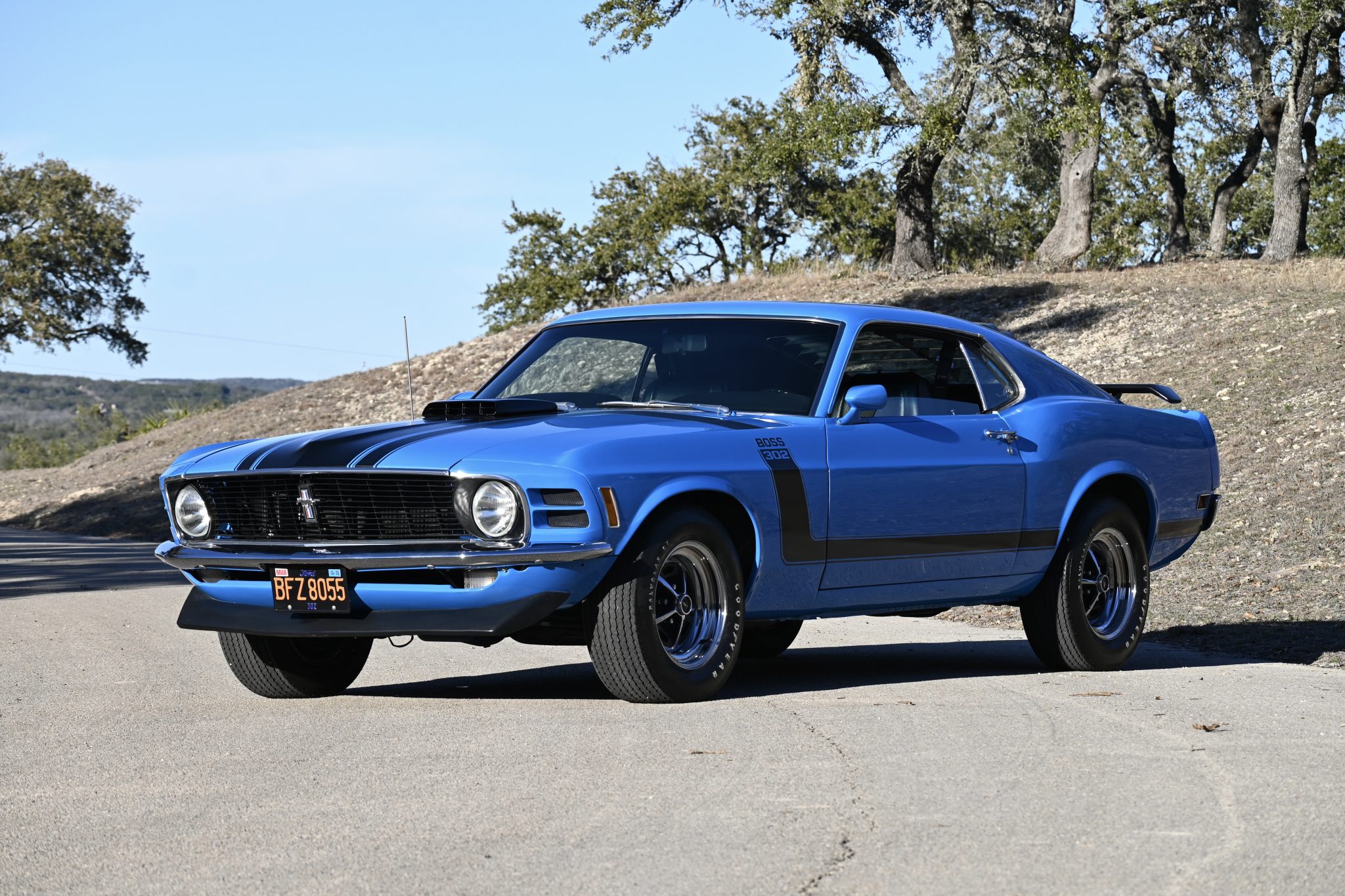 1970 Ford Mustang 1969-1973 à vendre – V8 302 Grabber Blue