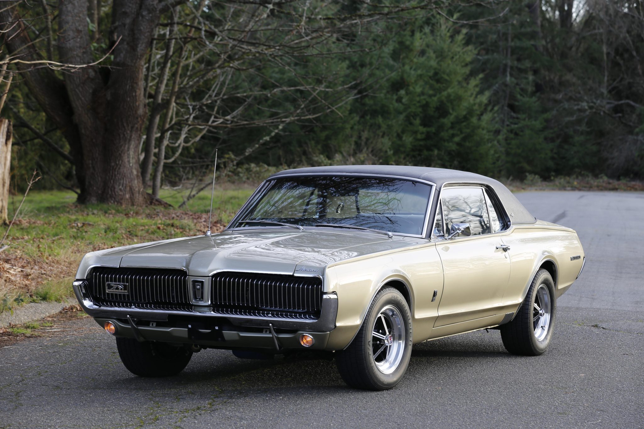 1967 Mercury Cougar for Sale – Sage Gold 390ci Four-Speed
