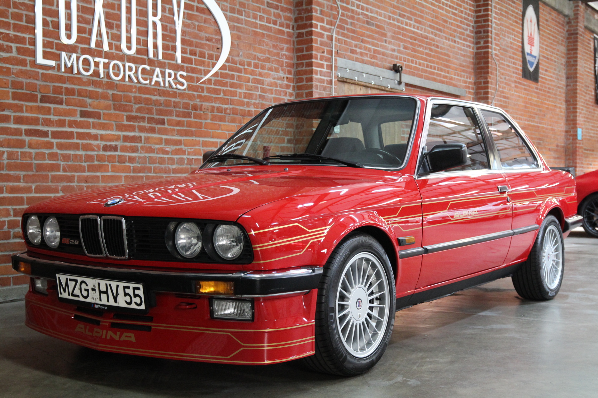 1986 BMW Alpina zu verkaufen – Handschalter in Cinnabarrot
