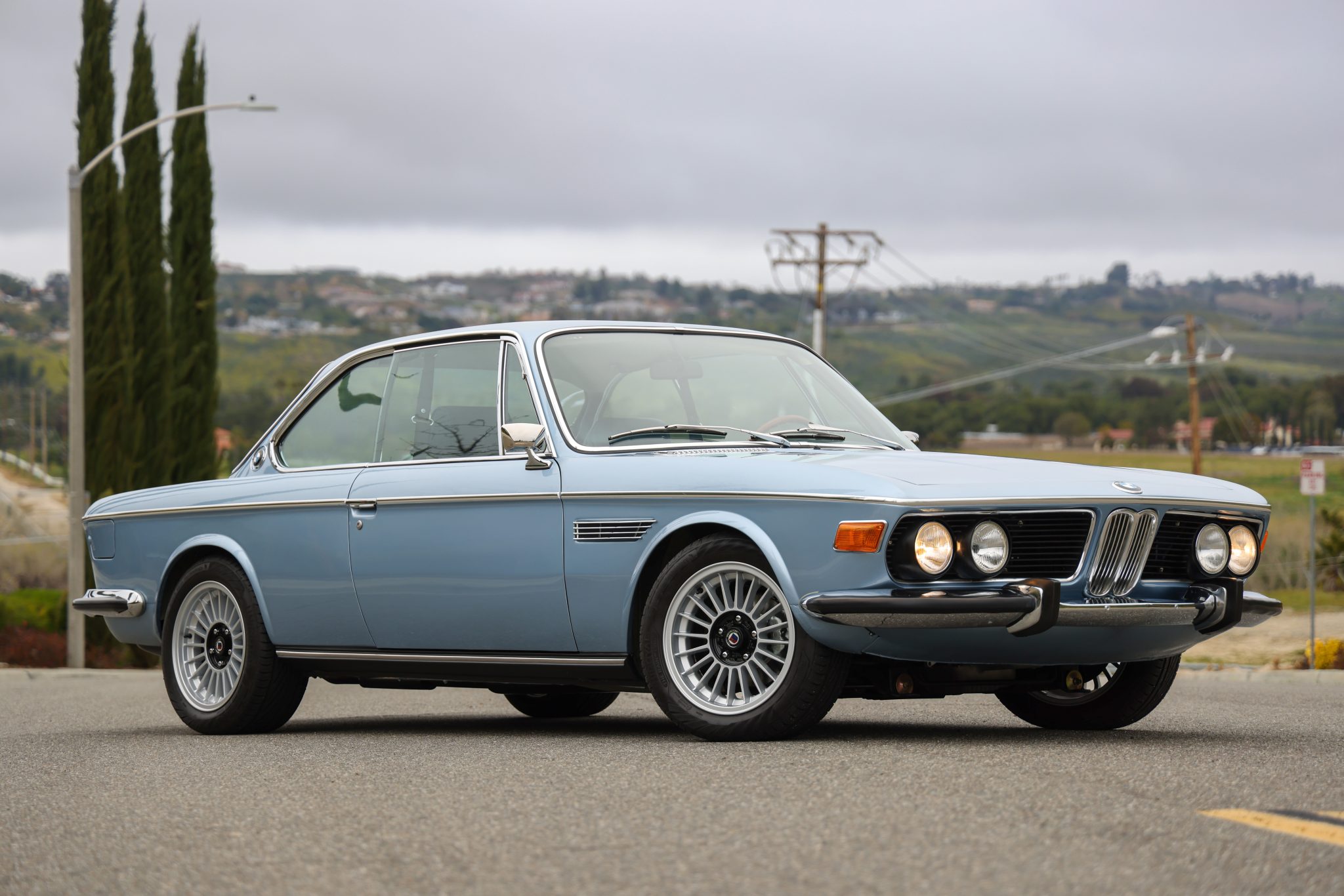 1972 BMW E9 Coupe for Sale – Fjord Blue Fuel-Injected Grand Tourer